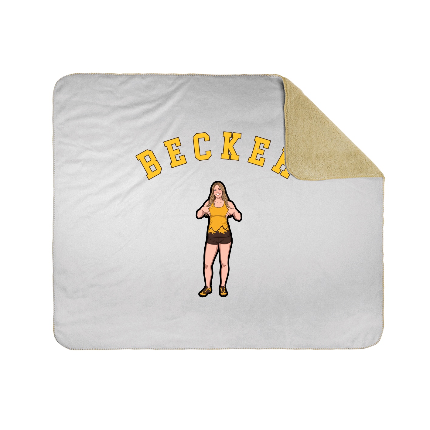 Throw Blanket — Shirsey Arch in White