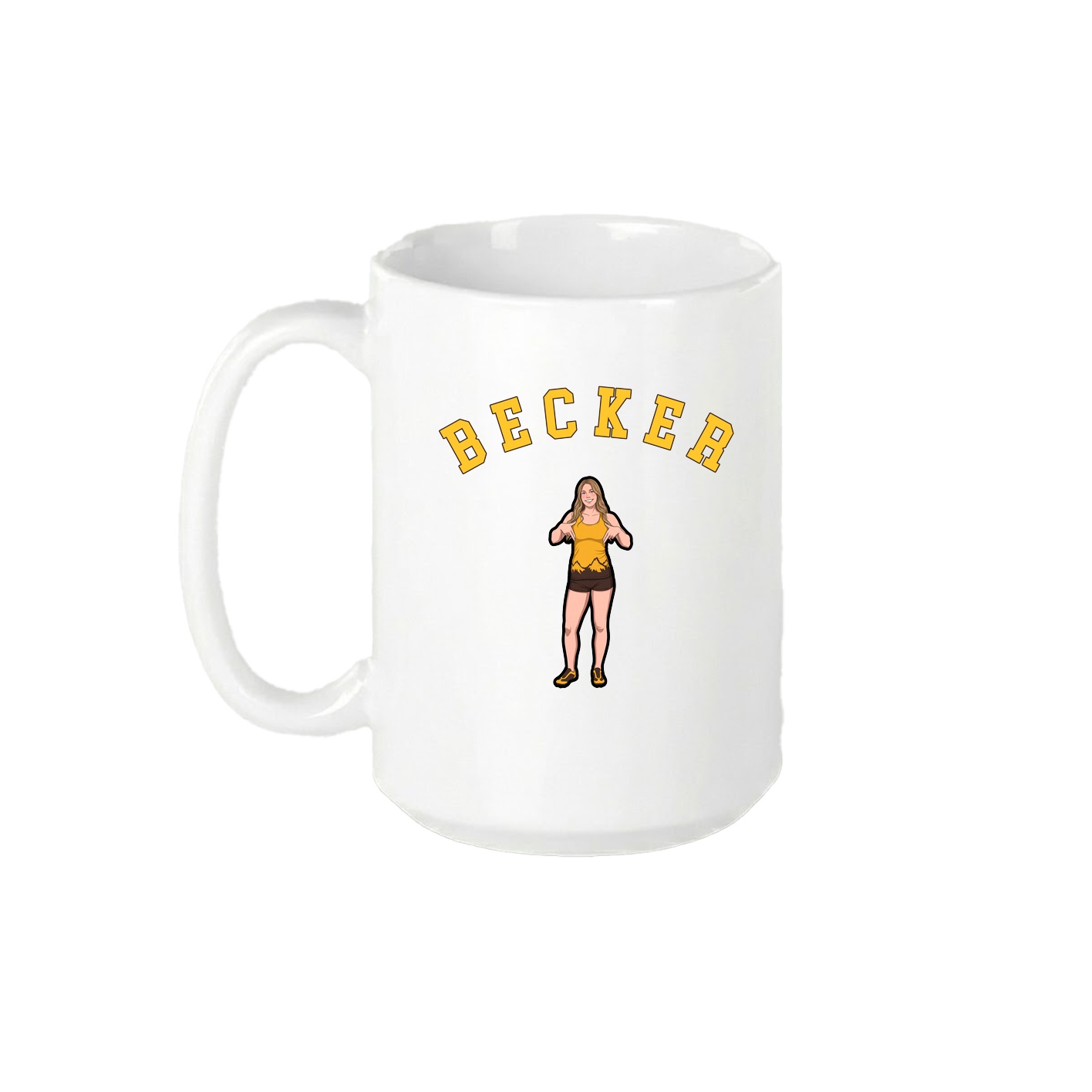 15oz Coffee Mug — Shirsey Arch in White