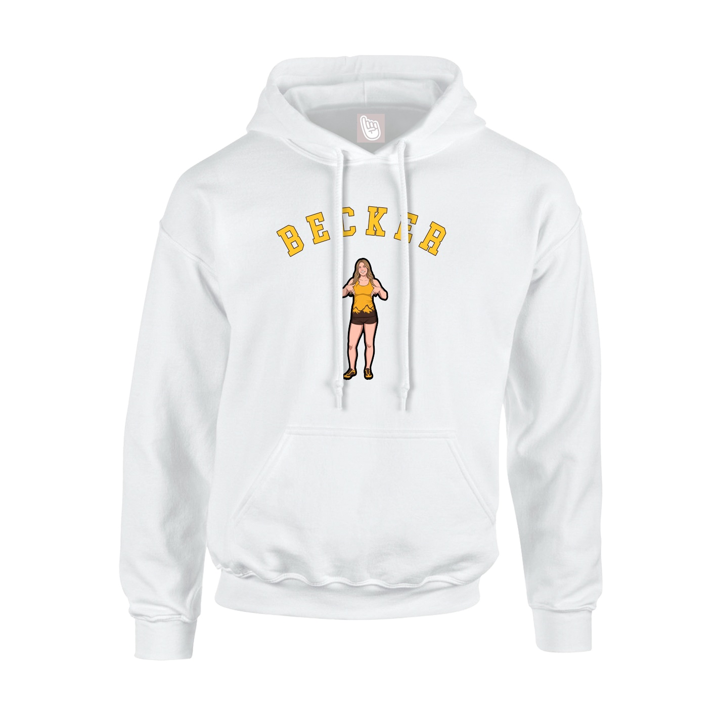Hoodie — Shirsey Arch in White