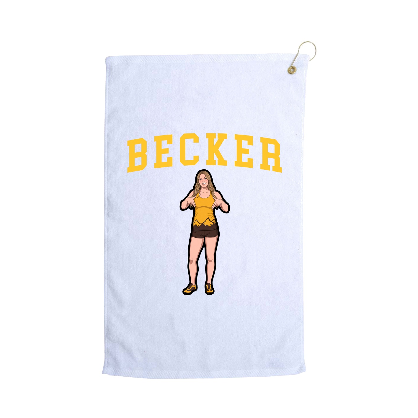 Golf Towel — Shirsey in White