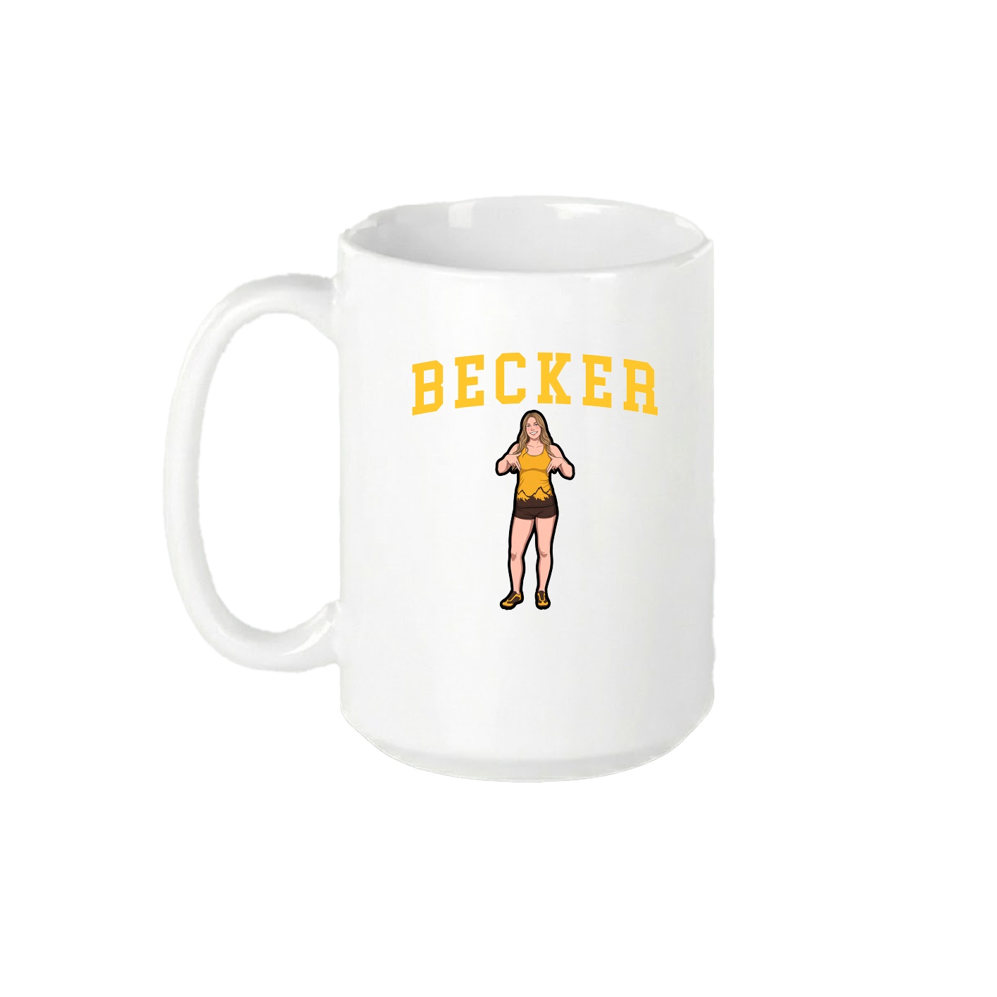 15oz Coffee Mug — Shirsey in White