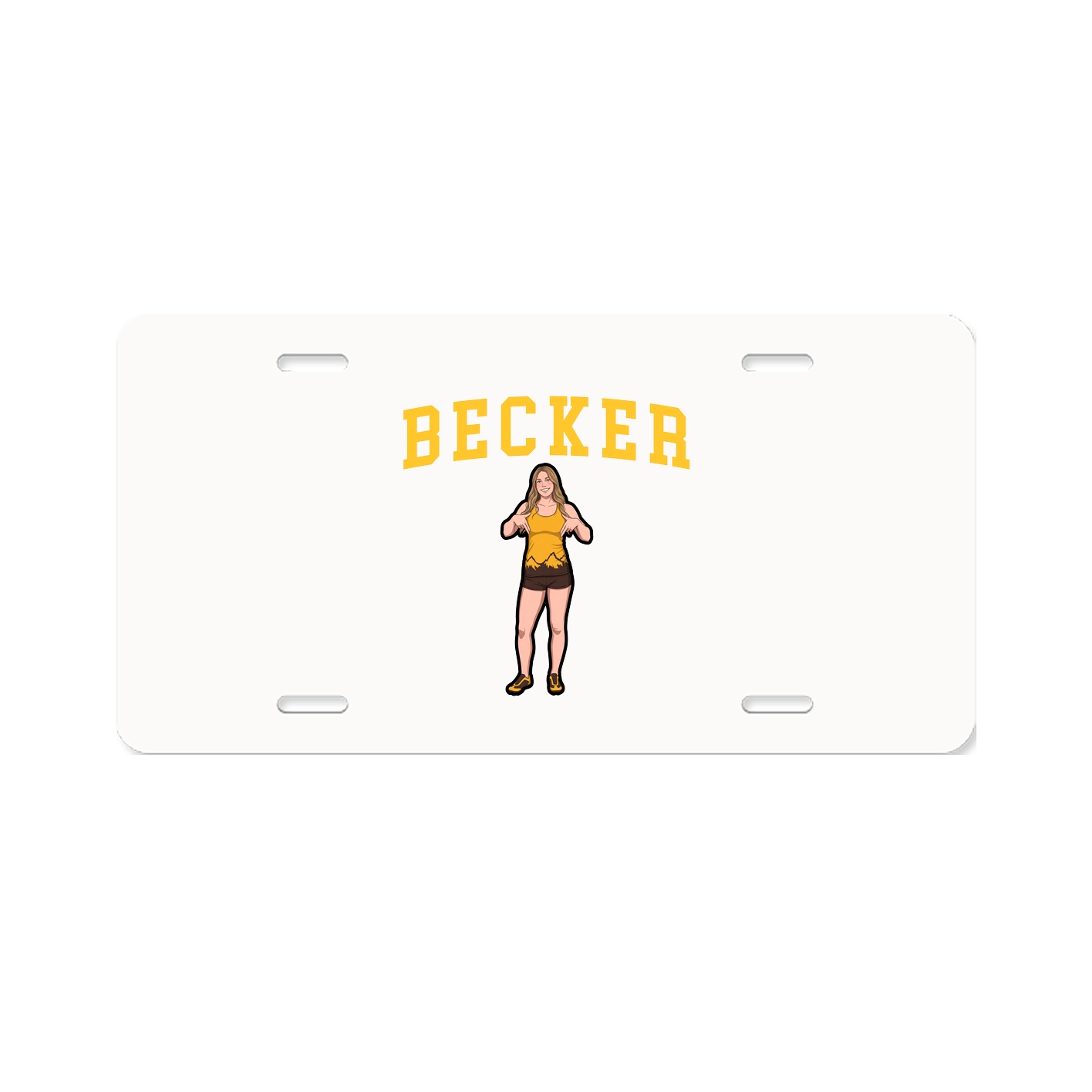 License Plate — Shirsey in Classic