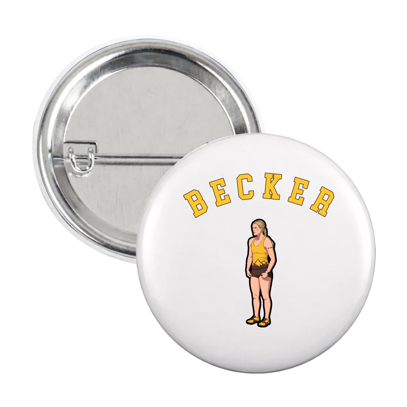 Game Day Button — Shirsey Arch in White