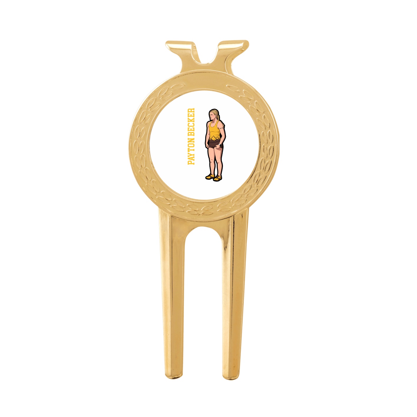 Divot Tool with Ball Marker — Name Vertical in Classic