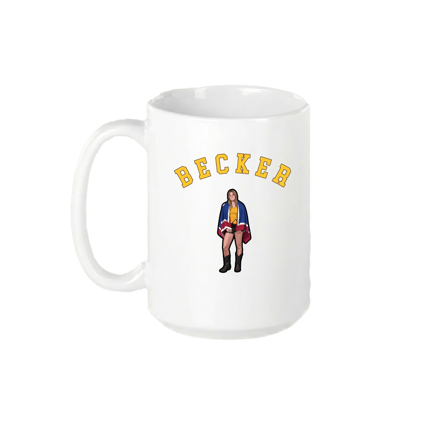 15oz Coffee Mug — Shirsey Arch in White