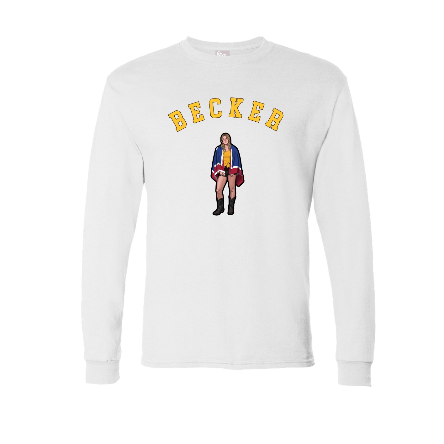 Long Sleeve Tee — Shirsey Arch in White