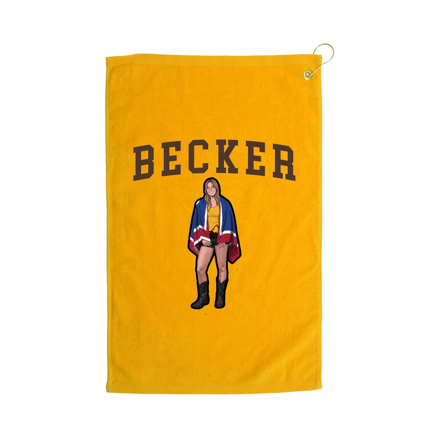 Golf Towel — Shirsey in Gold