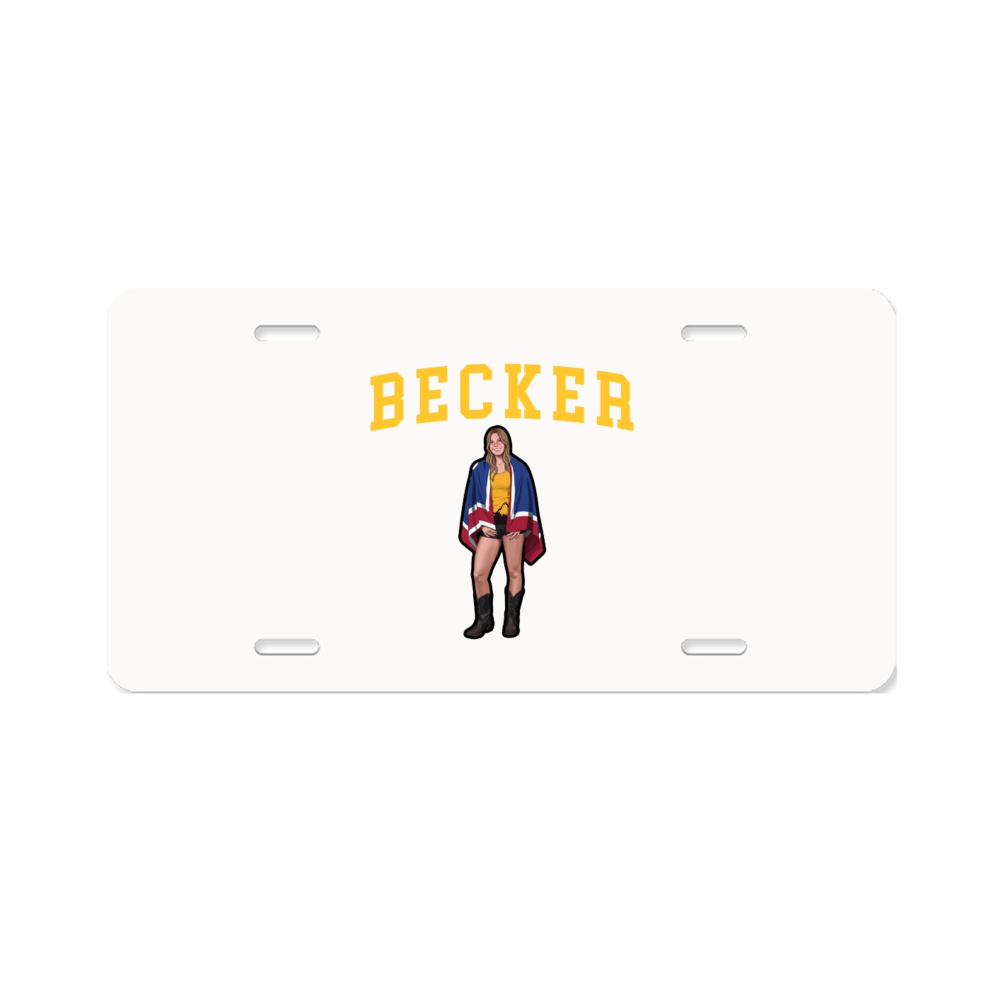 License Plate — Shirsey in Classic