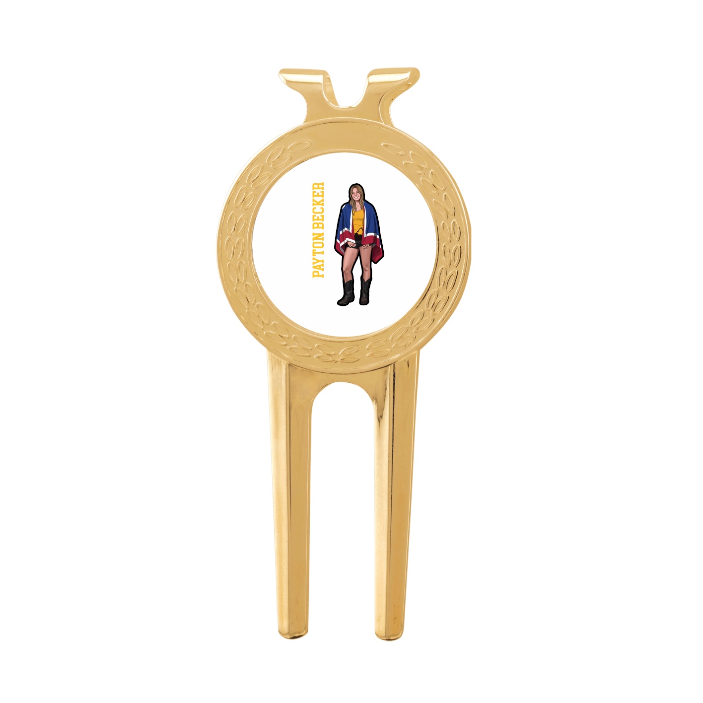 Divot Tool with Ball Marker — Name Vertical in Classic