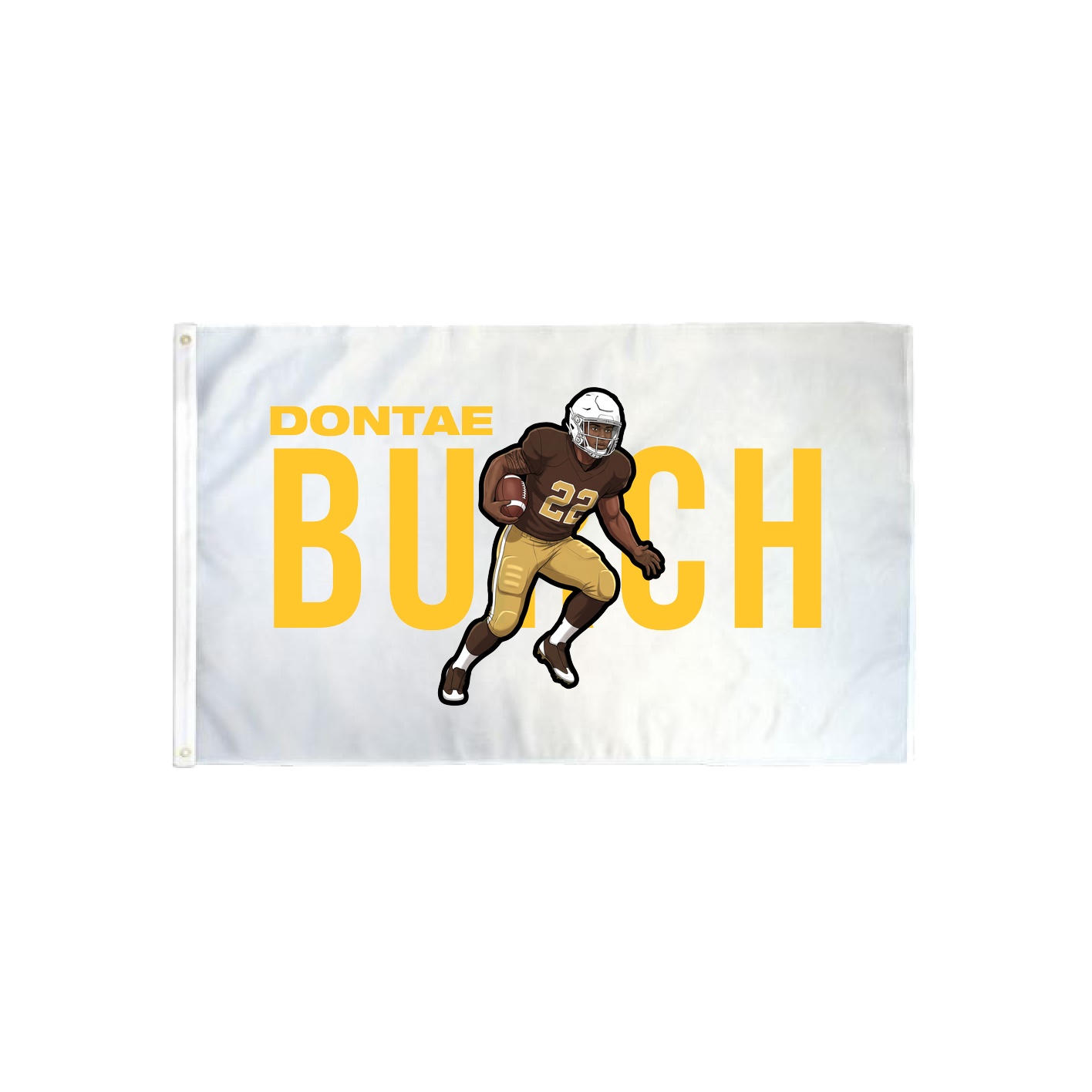 3x5 Flag — Player Name in Classic