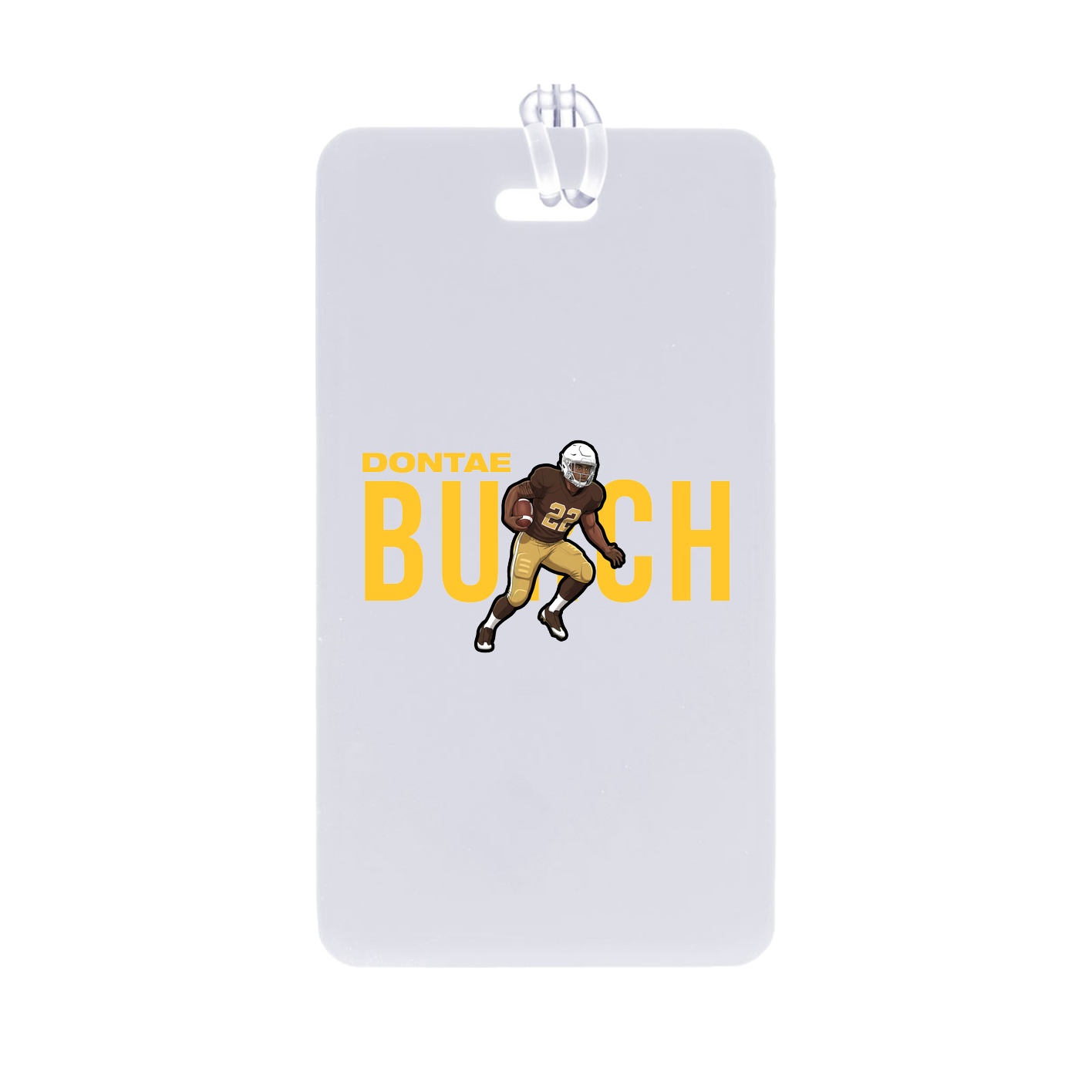 Bag Tag — Player Name in Classic