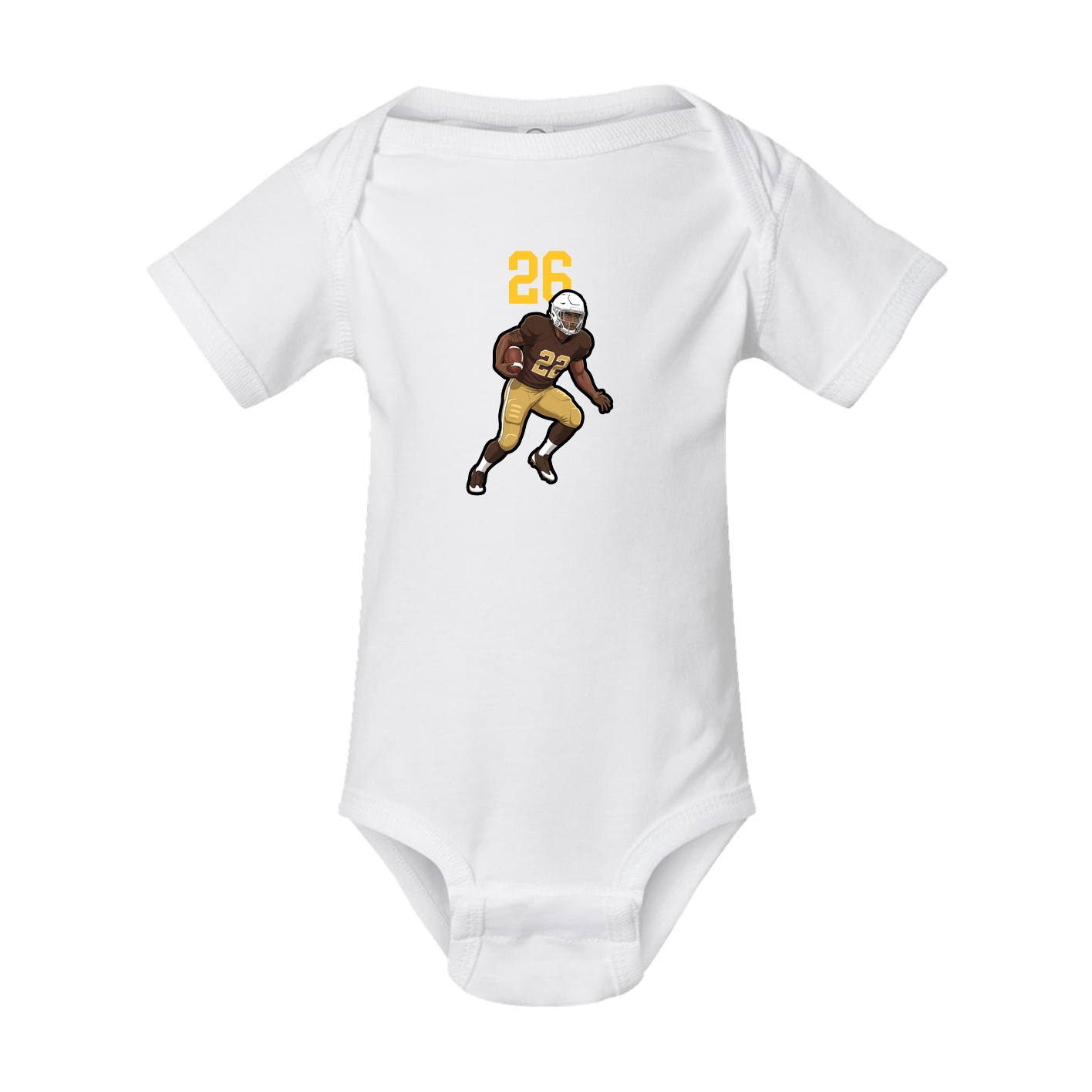 Baby Onesie — Number Top in White