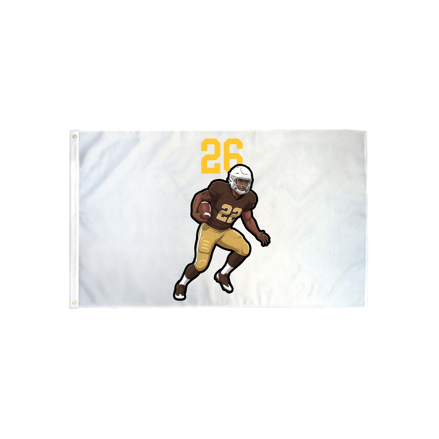 3x5 Flag — Number Top in Classic
