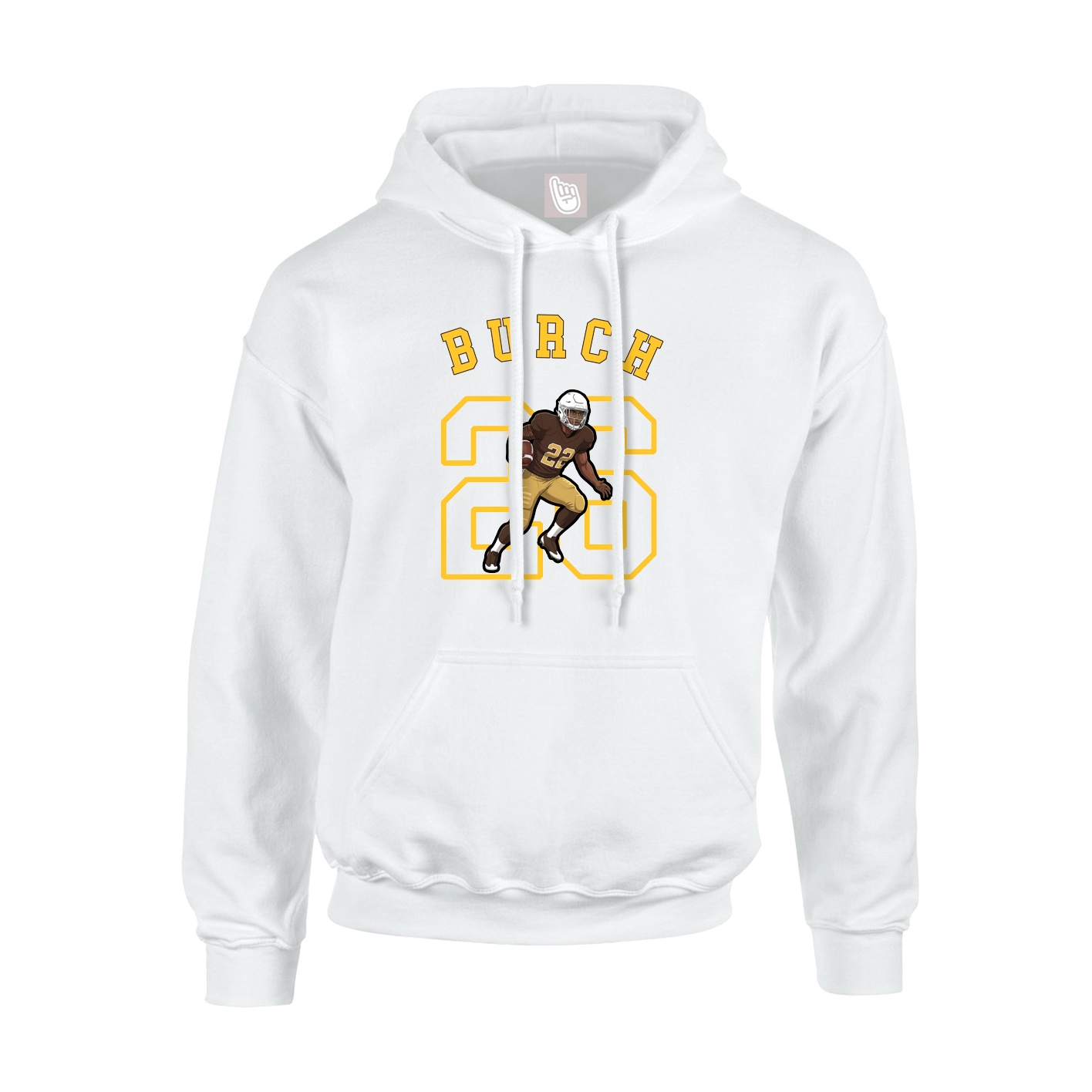 Hoodie — Shirsey Arch in White