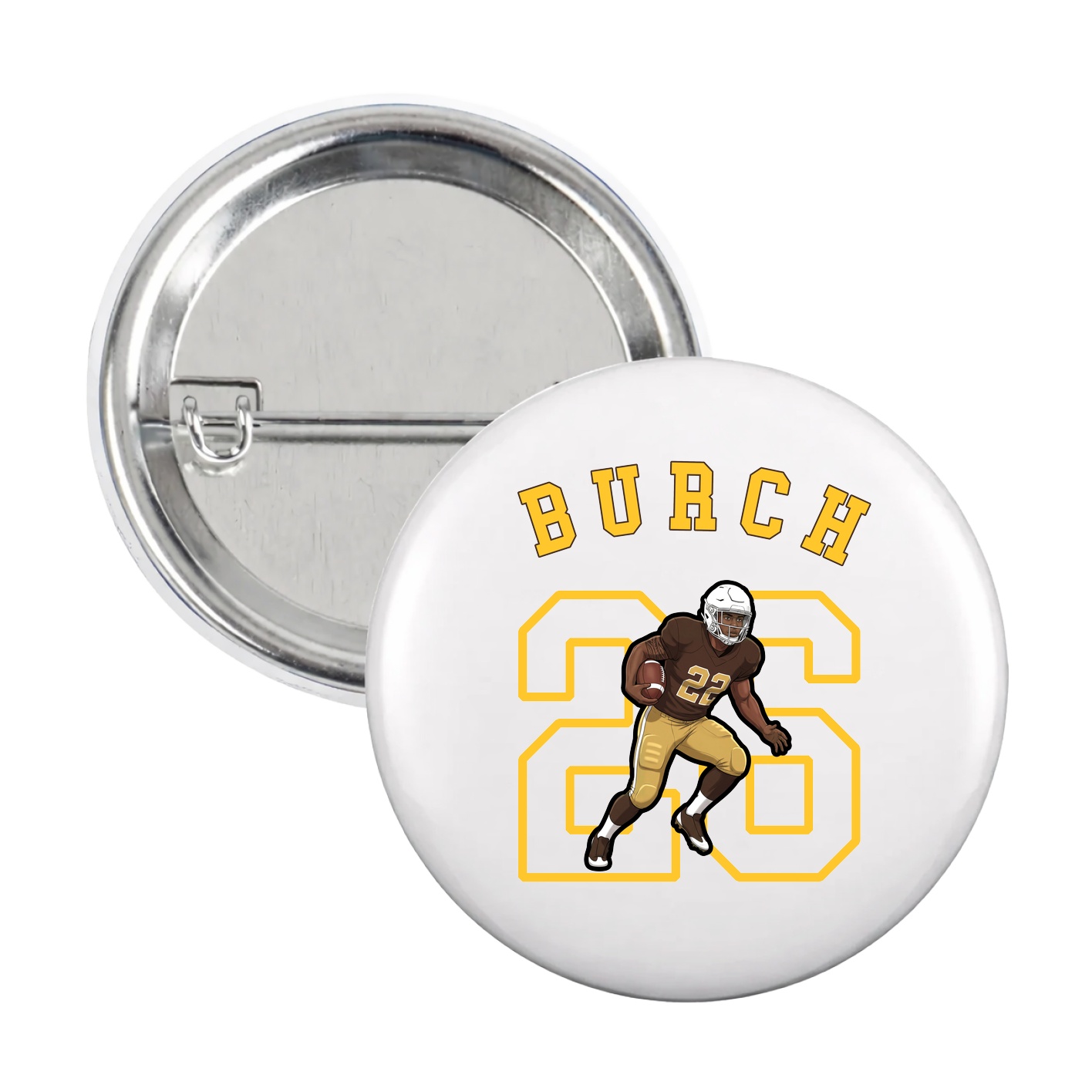 Game Day Button — Shirsey Arch in White