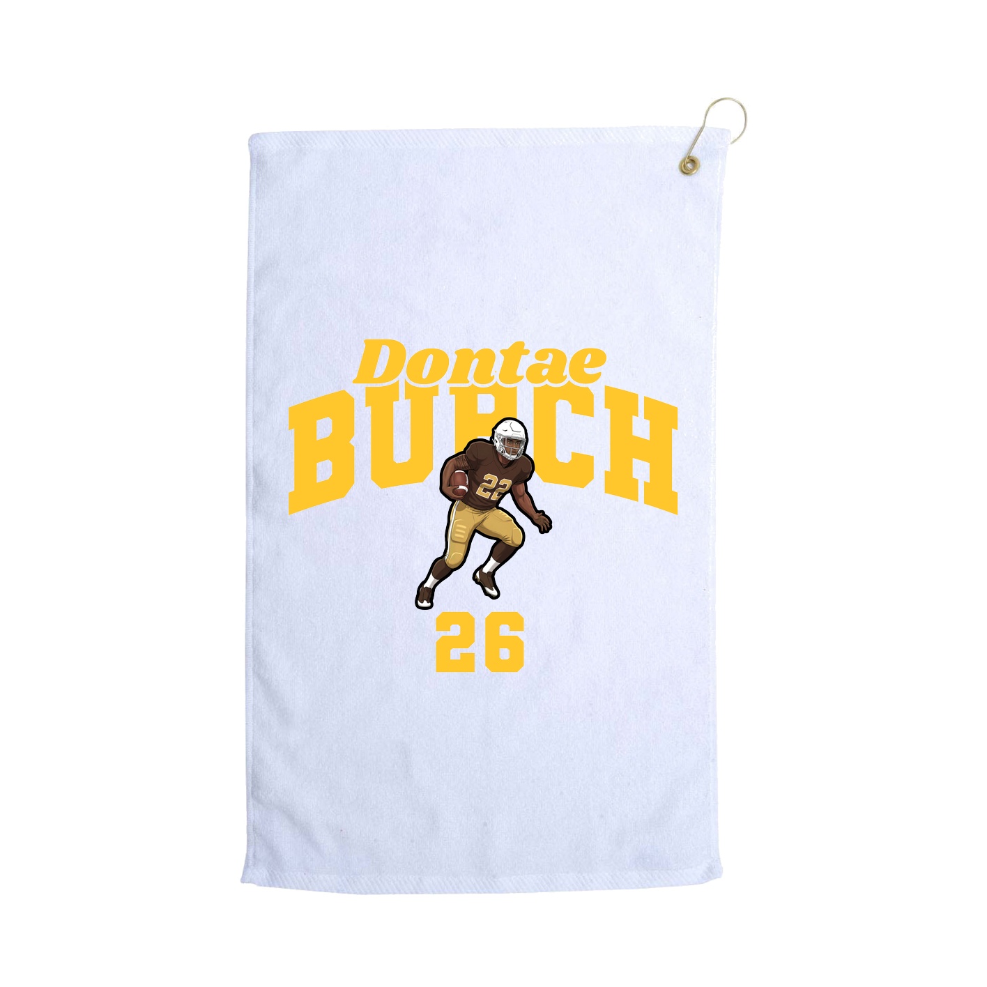 Golf Towel — Signature Arch in White