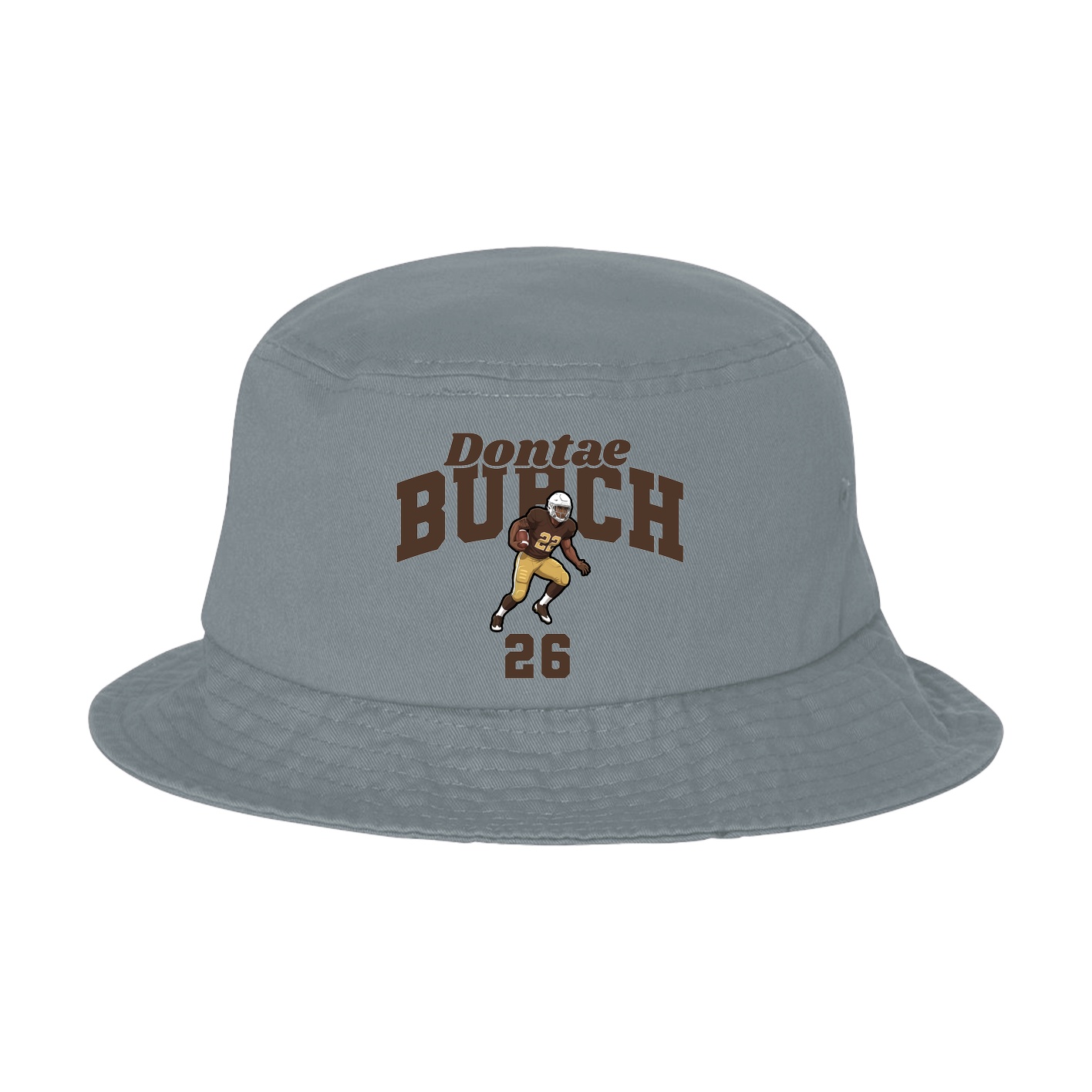 Bucket Cap — Signature Arch in Grey