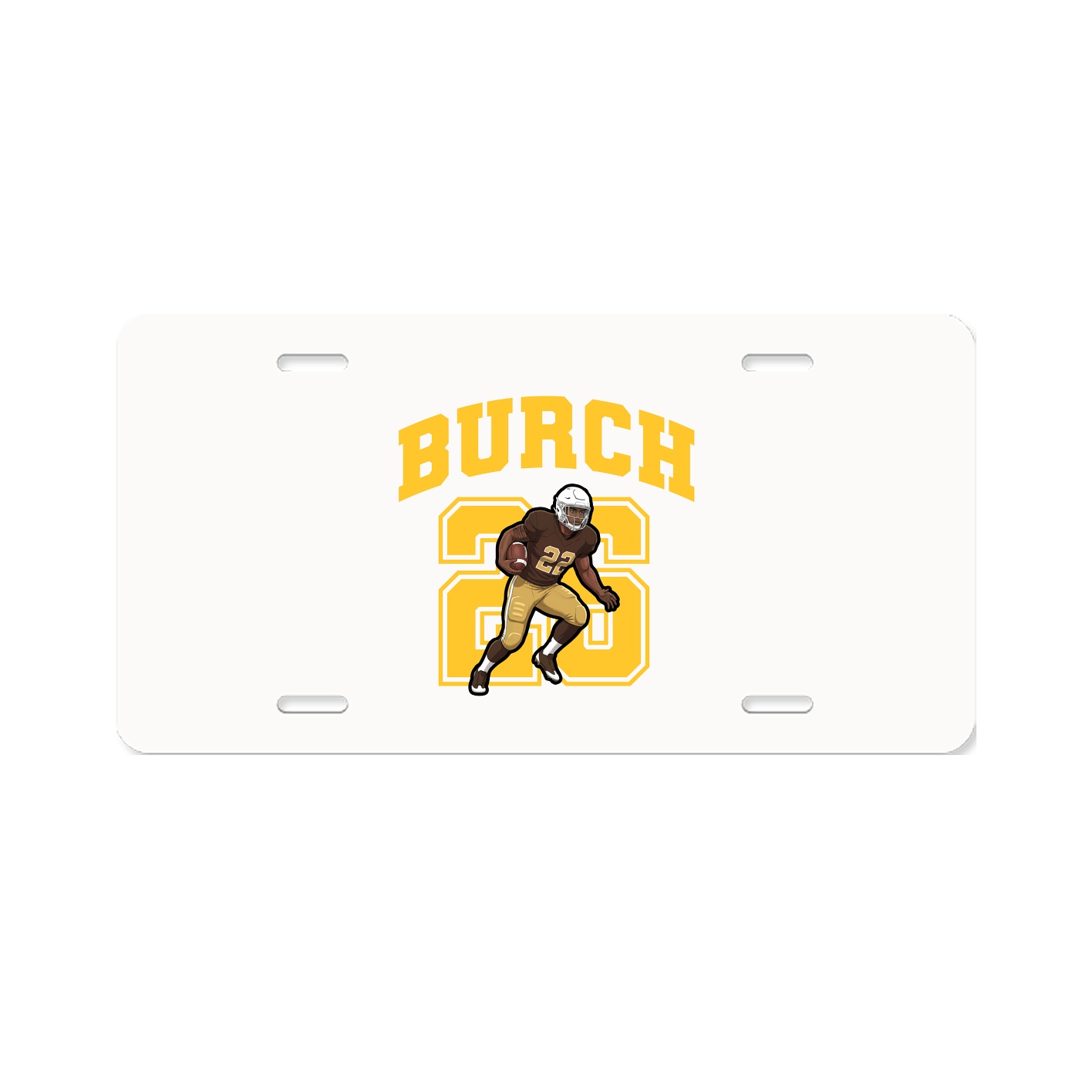 License Plate — Number in Classic