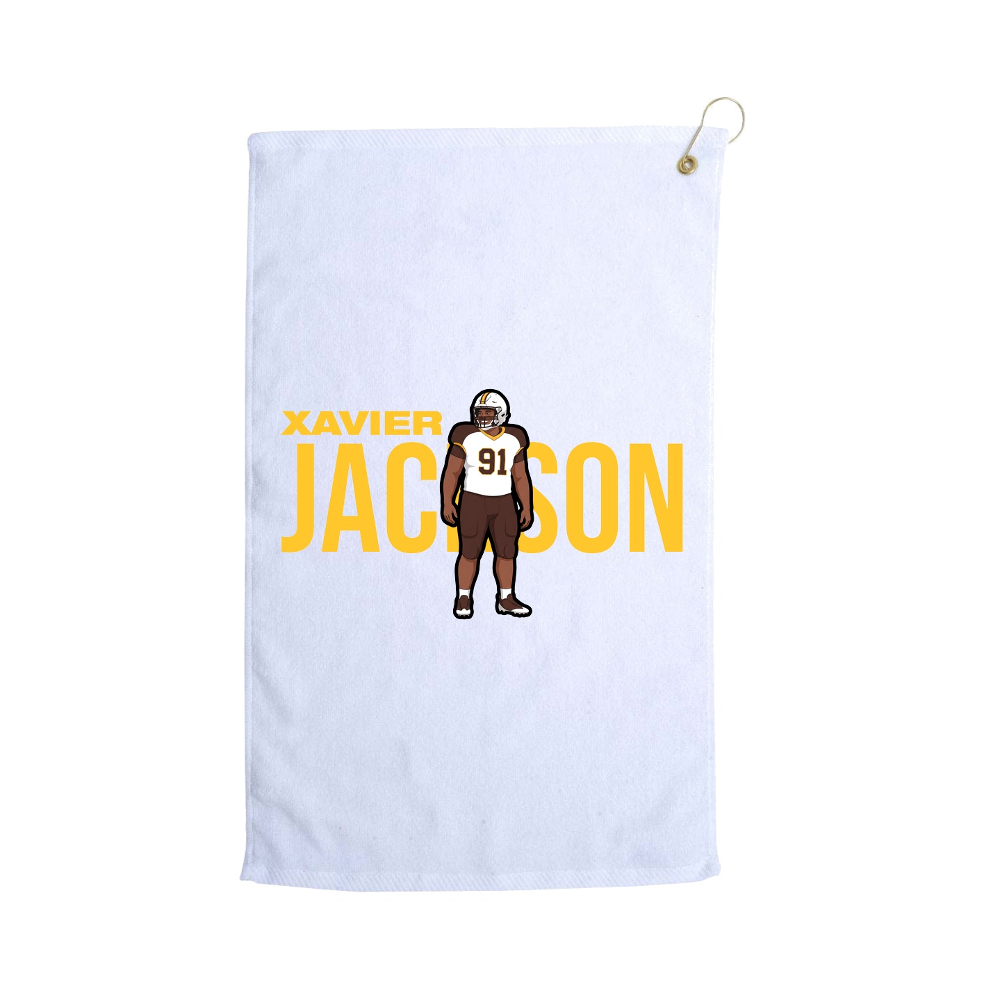 Golf Towel — Player Name in White