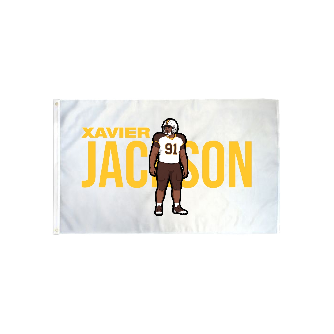 3x5 Flag — Player Name in Classic