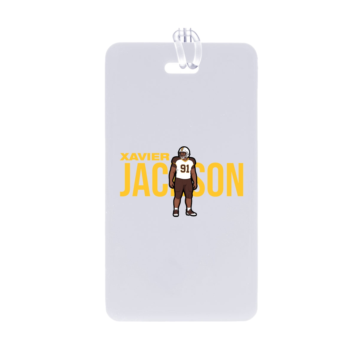 Bag Tag — Player Name in Classic