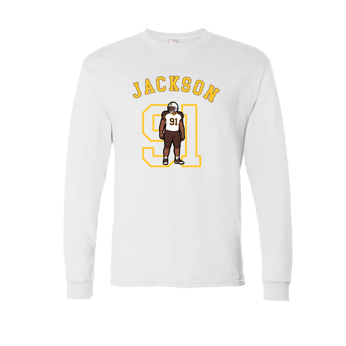 Long Sleeve Tee — Shirsey Arch in White