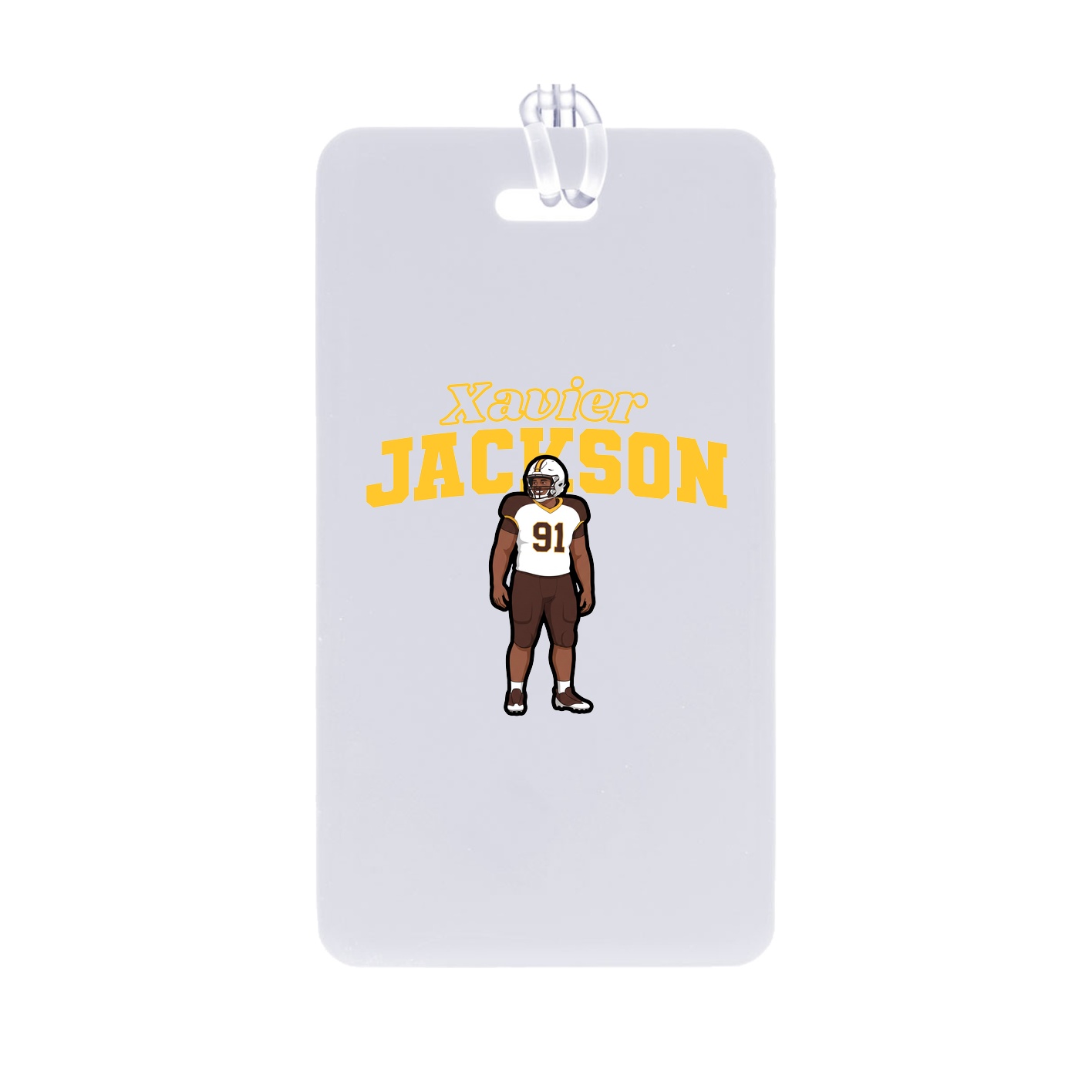 Bag Tag — Name Arch in Classic