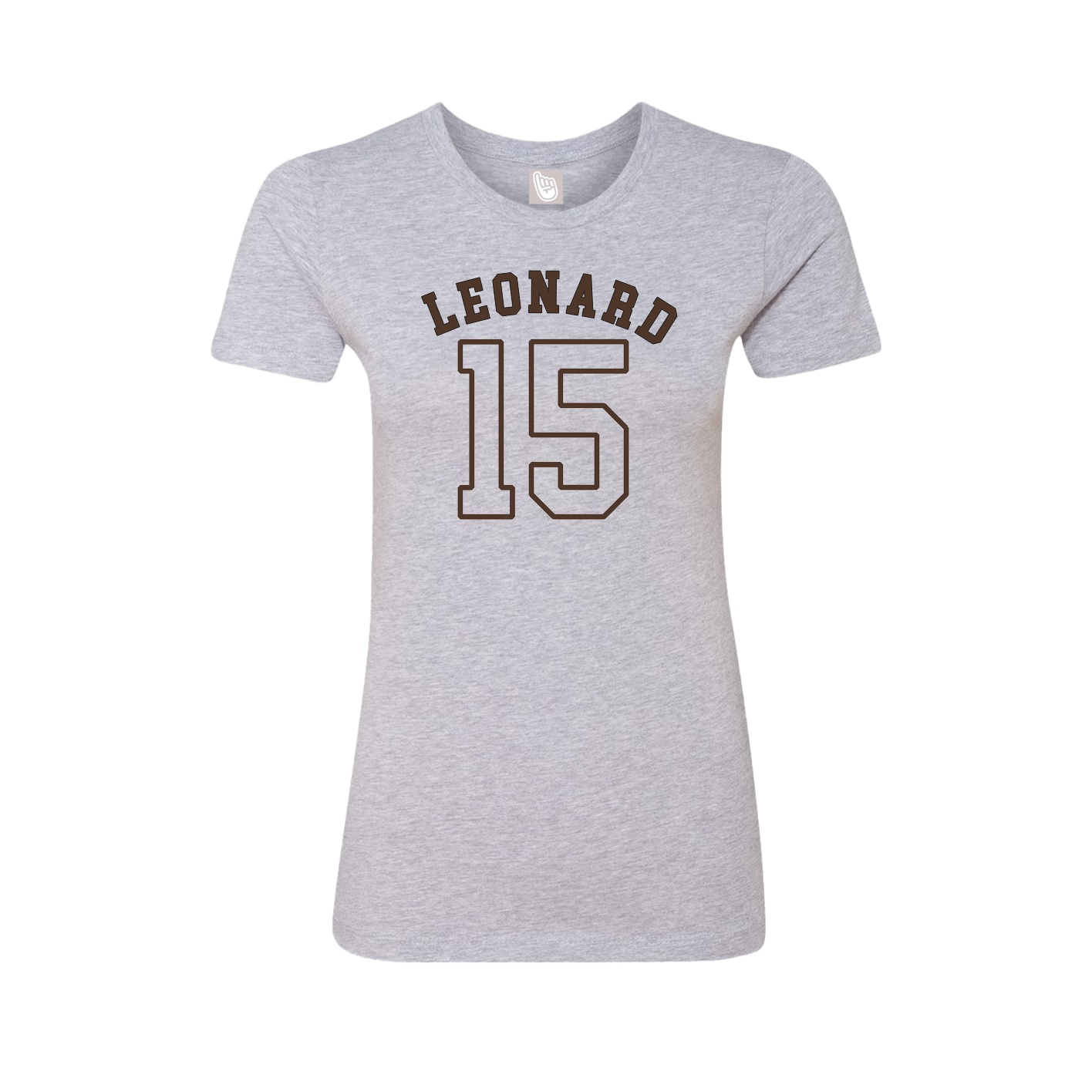 Fitted Women's Tee — Shirsey Arch in Grey