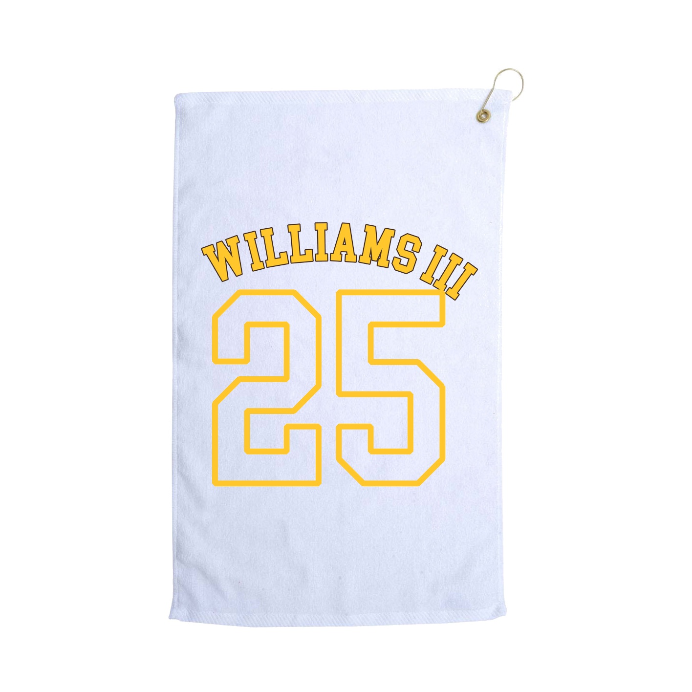 Golf Towel — Shirsey Arch in White