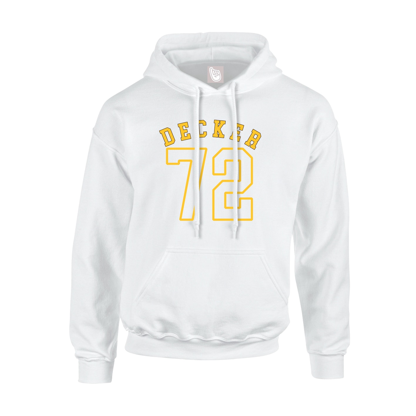 Hoodie — Shirsey Arch in White