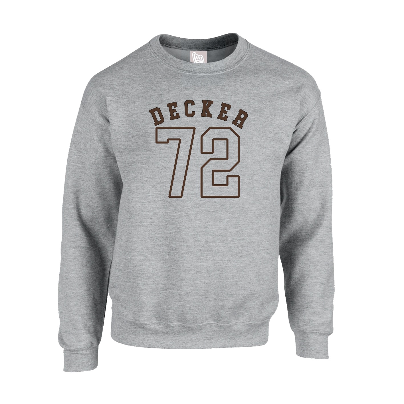 Fleece Crew — Shirsey Arch in Grey