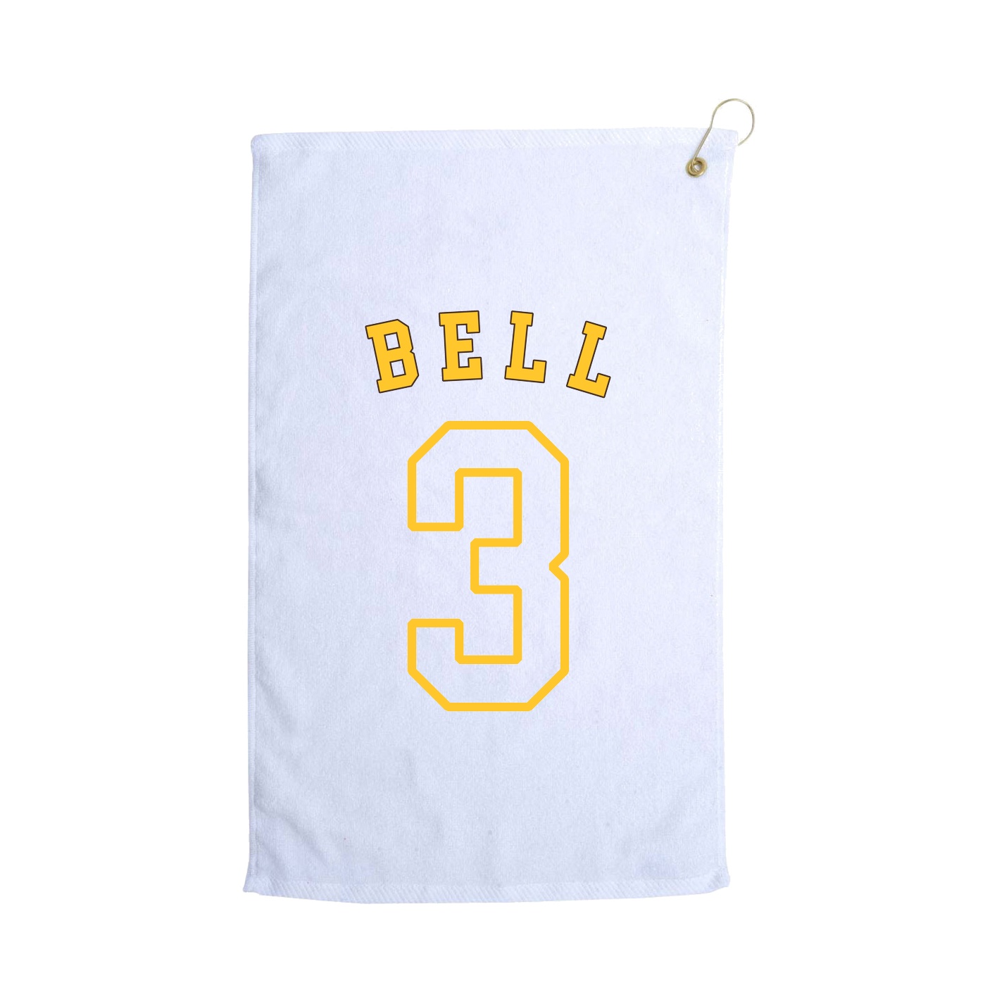 Golf Towel — Shirsey Arch in White