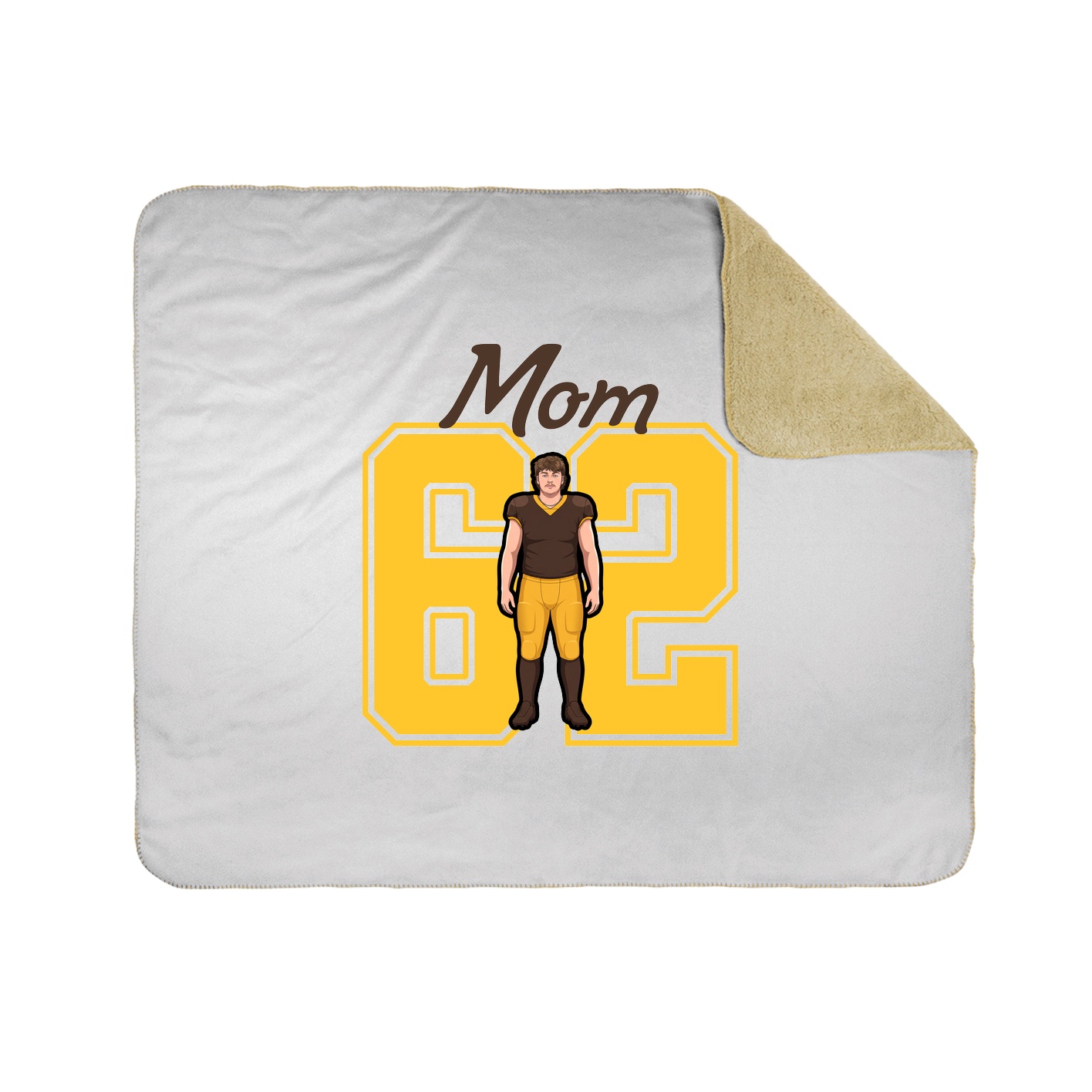 Throw Blanket — Mothers Day Shirsey in White