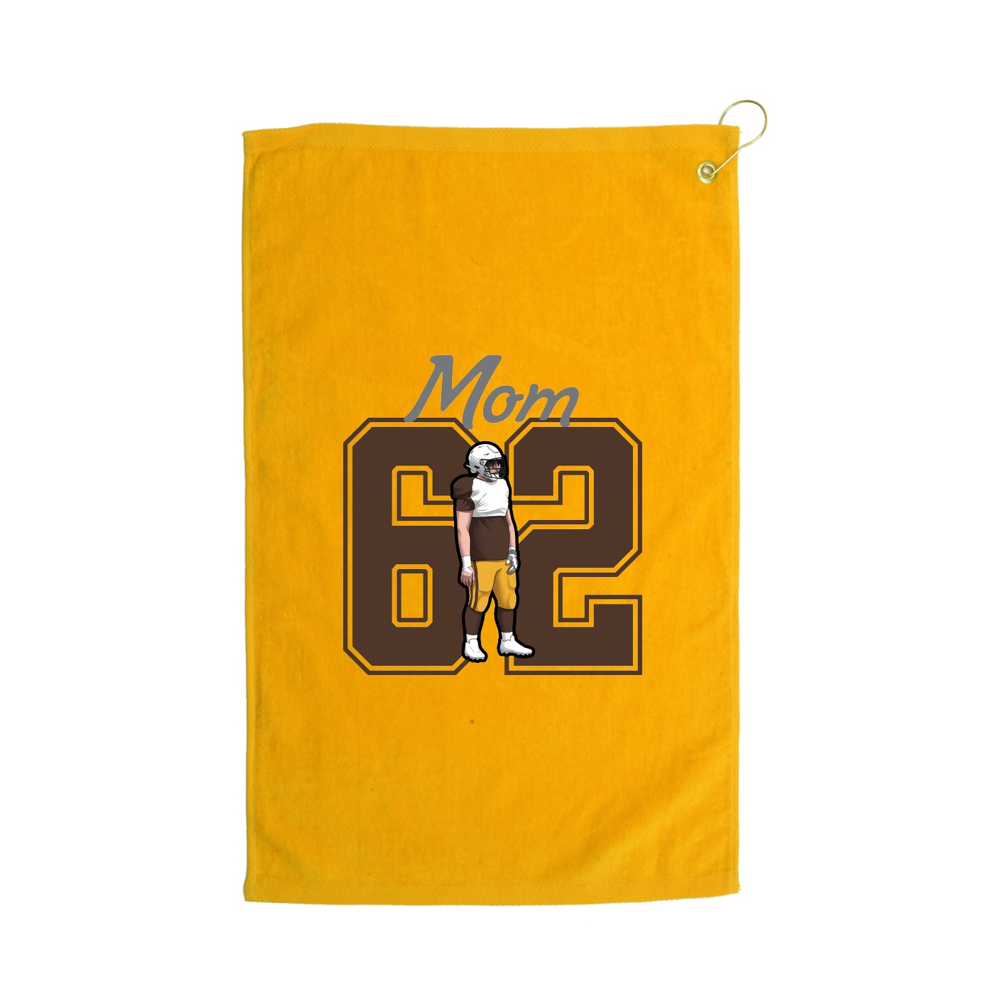 Golf Towel — Mothers Day Shirsey in Gold