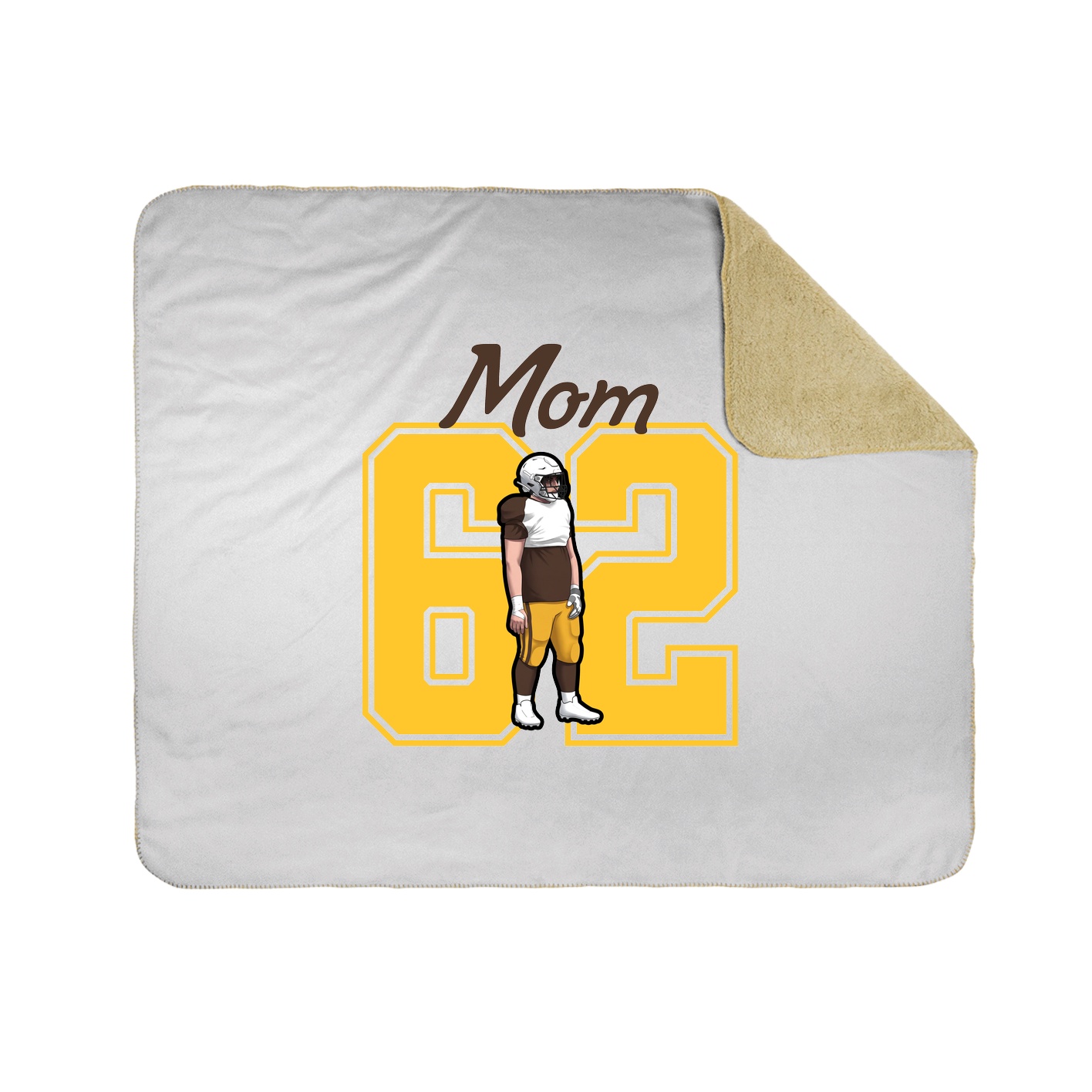 Throw Blanket — Mothers Day Shirsey in White