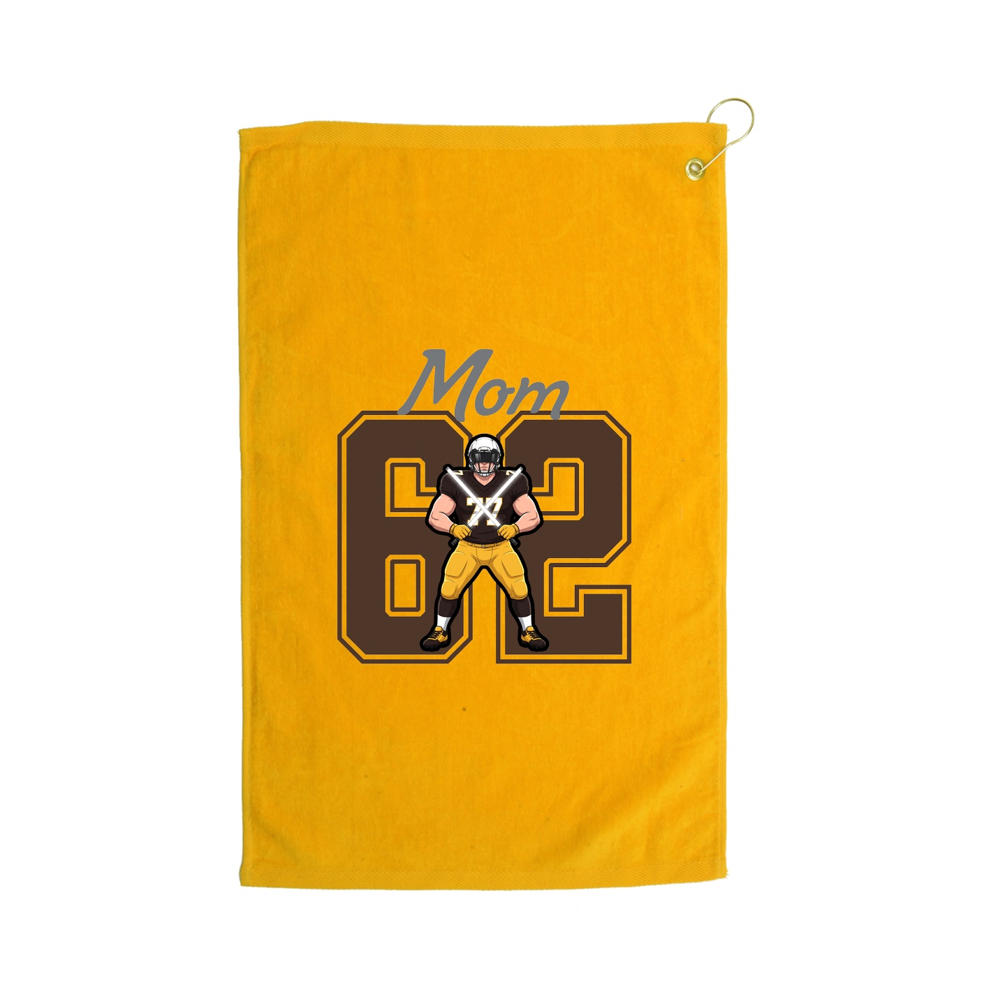 Golf Towel — Mothers Day Shirsey in Gold