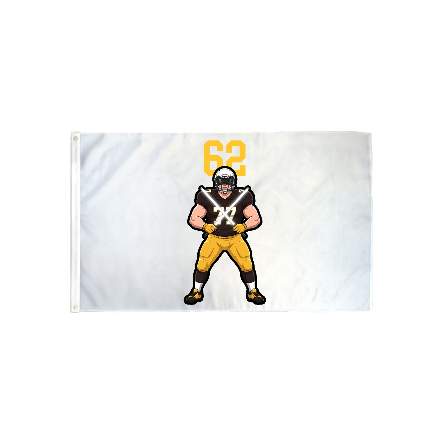 3x5 Flag — Number Top in Classic