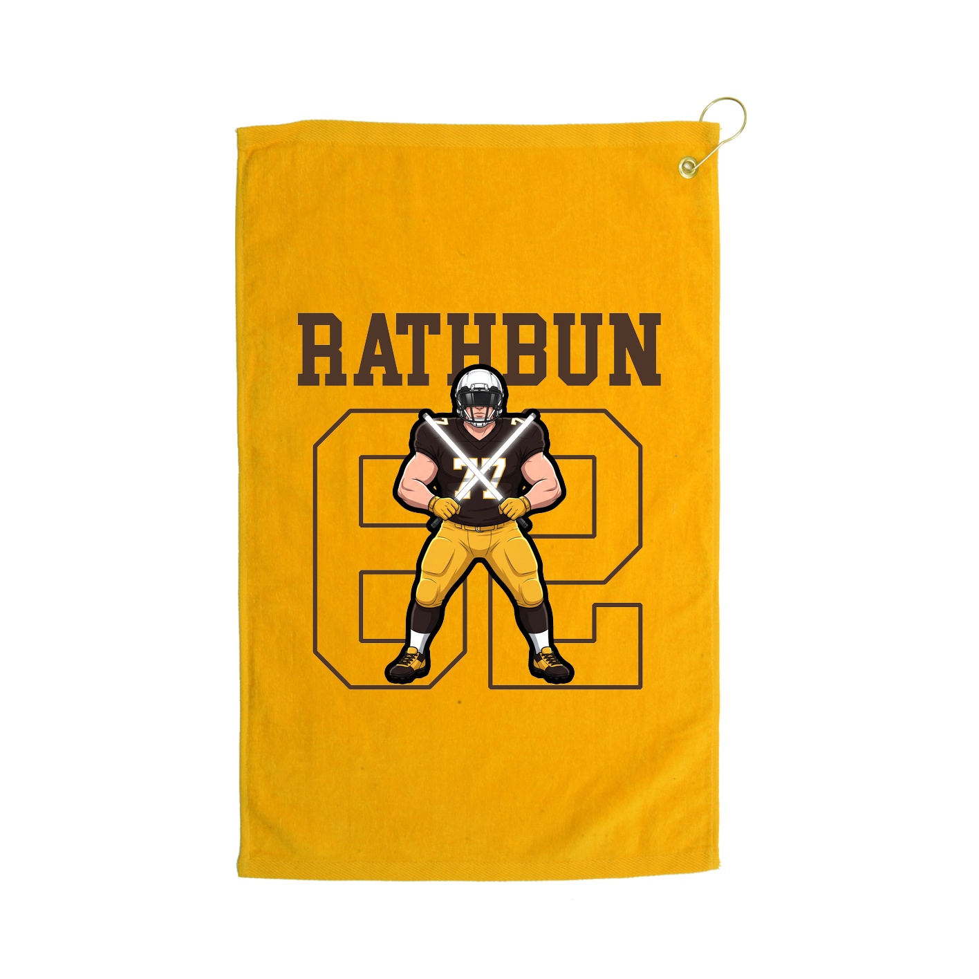 Golf Towel — Shirsey in Gold