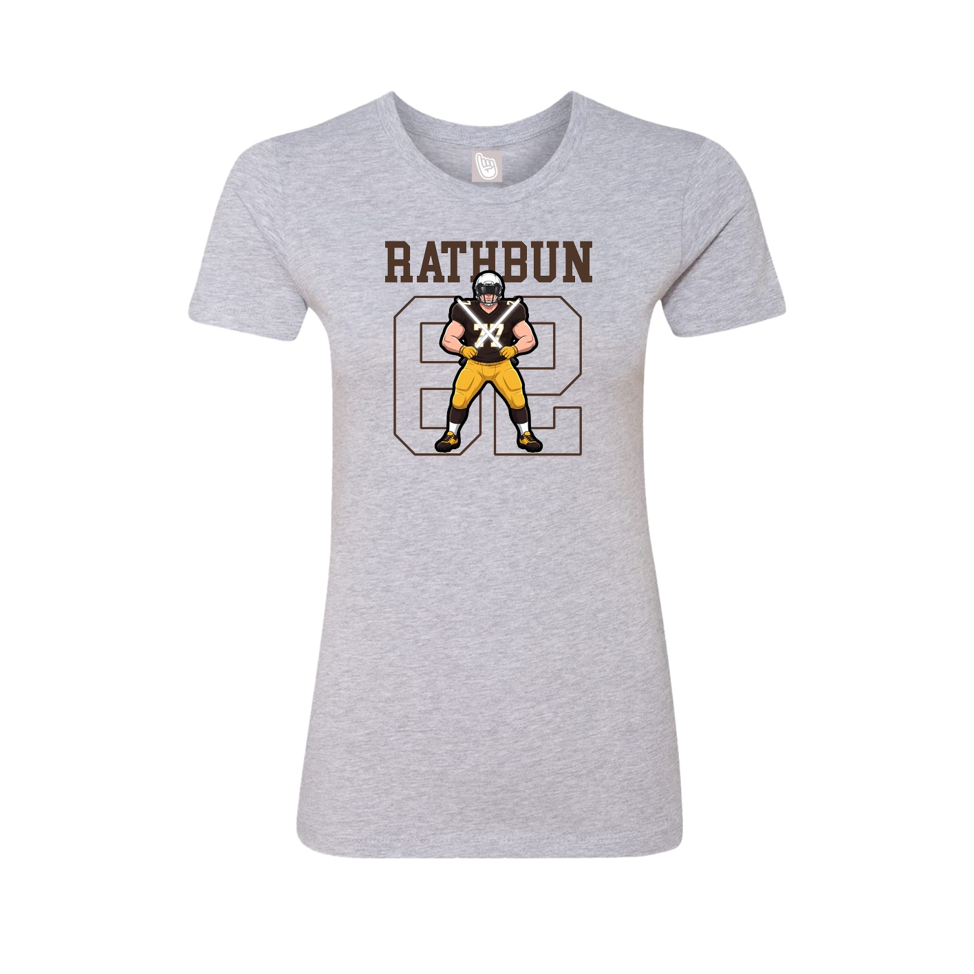 Fitted Women's Tee — Shirsey in Grey