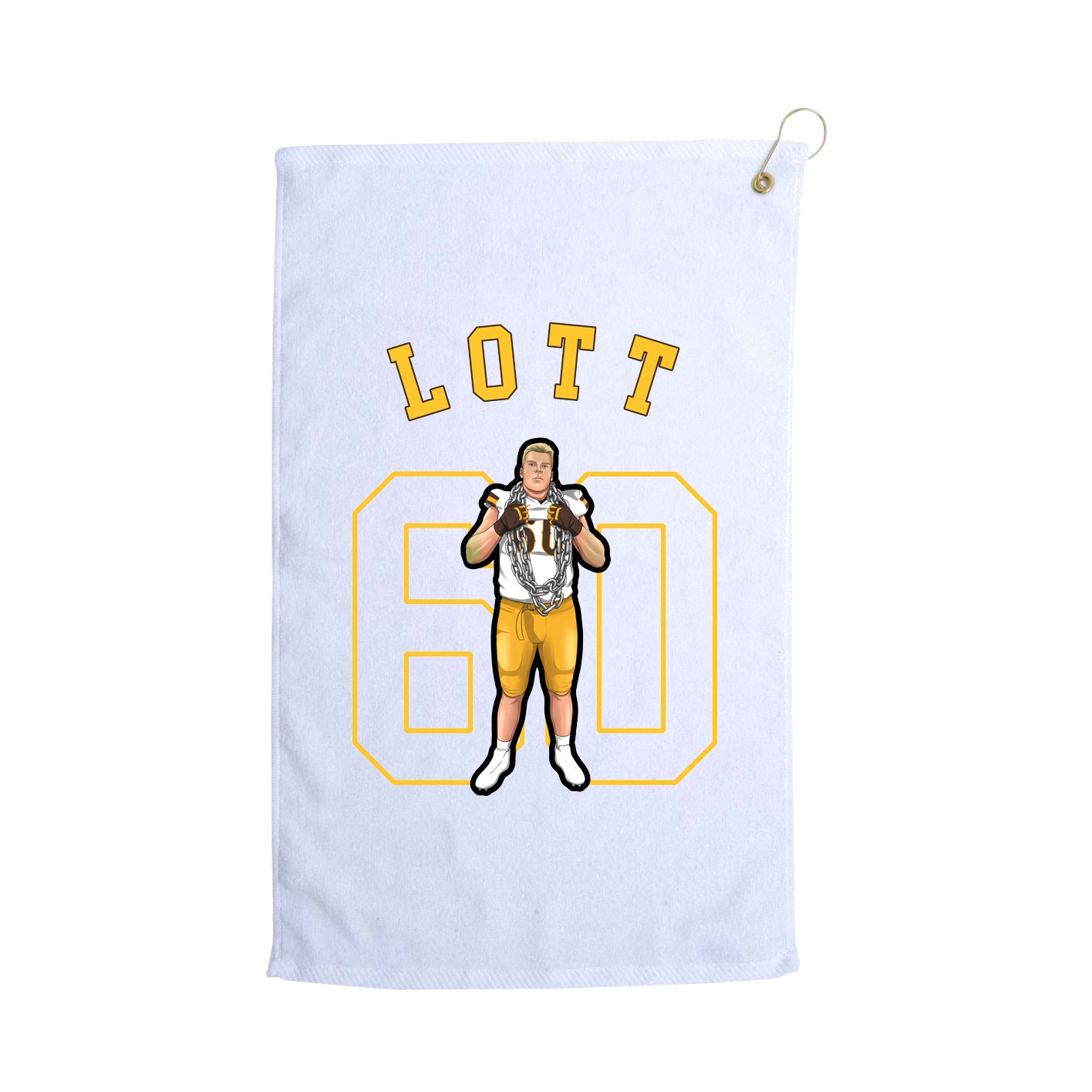 Golf Towel — Shirsey Arch in White
