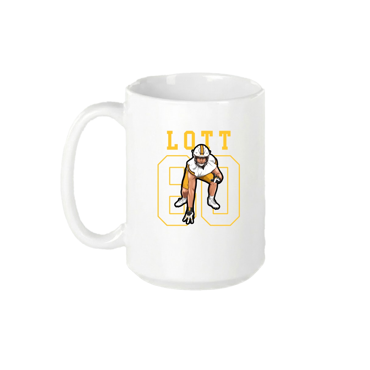 15oz Coffee Mug — Shirsey in White