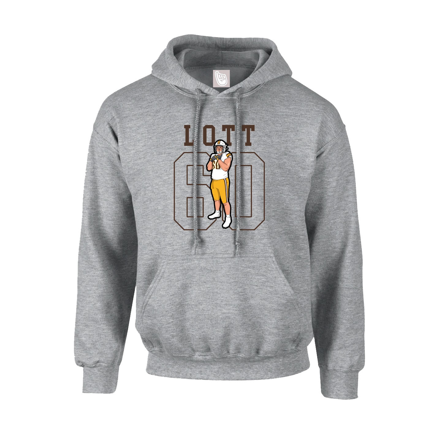 Hoodie — Shirsey in Grey