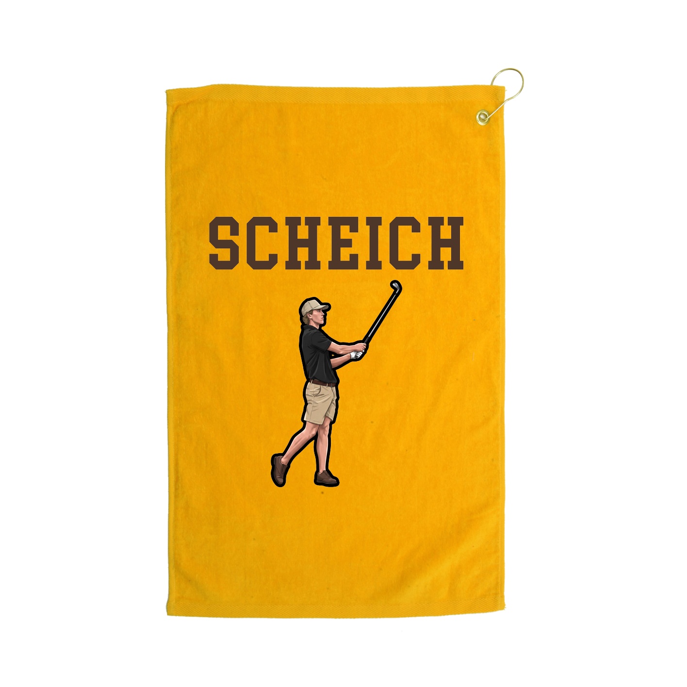 Golf Towel — Shirsey in Gold