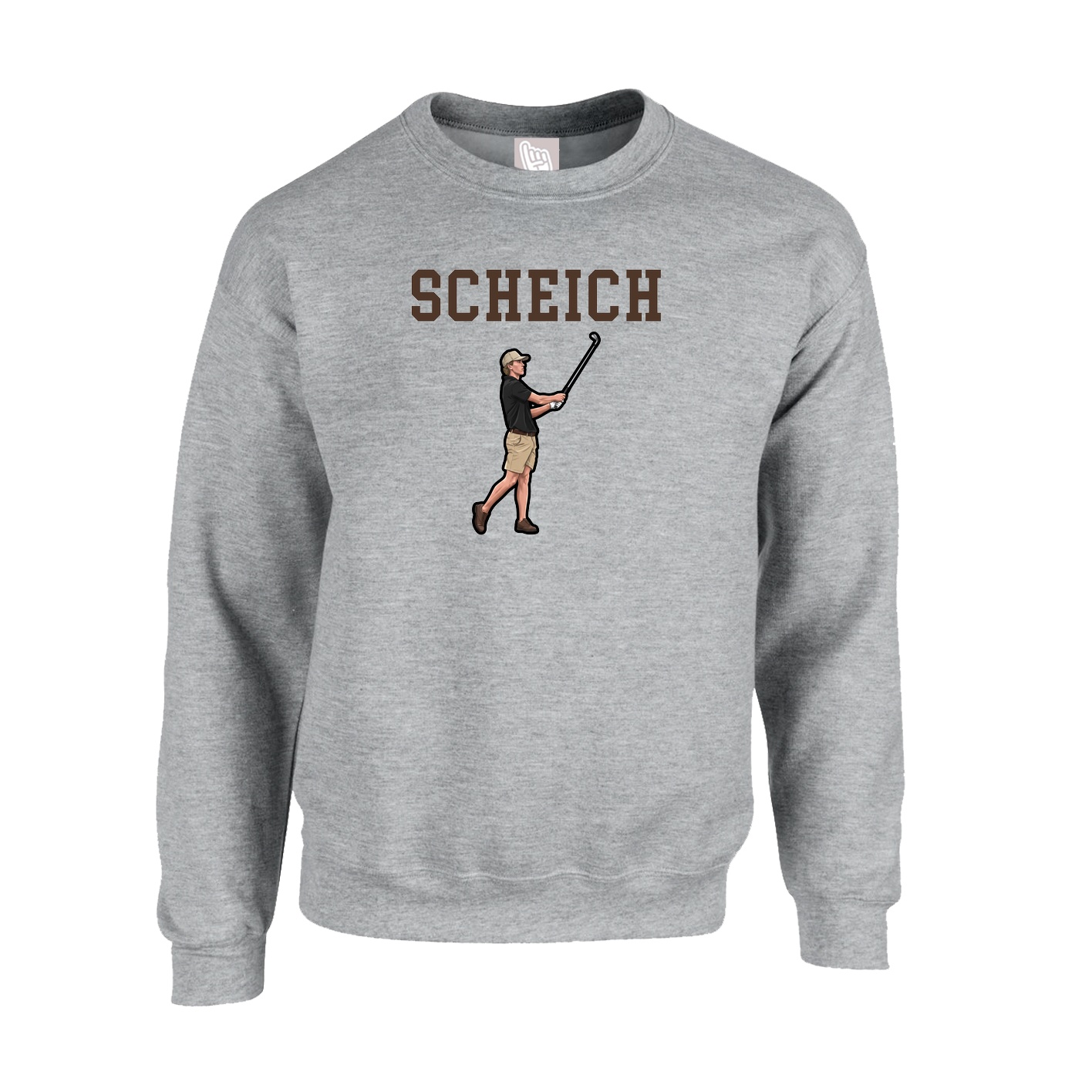 Fleece Crew — Shirsey in Grey