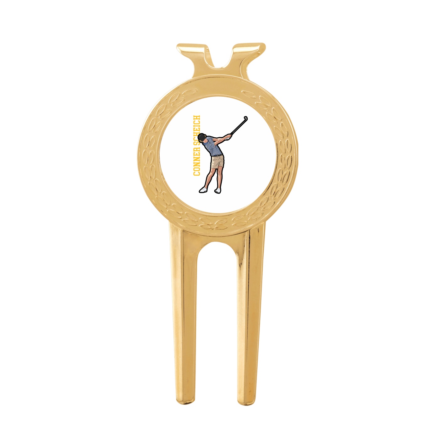 Divot Tool with Ball Marker — Name Vertical in Classic