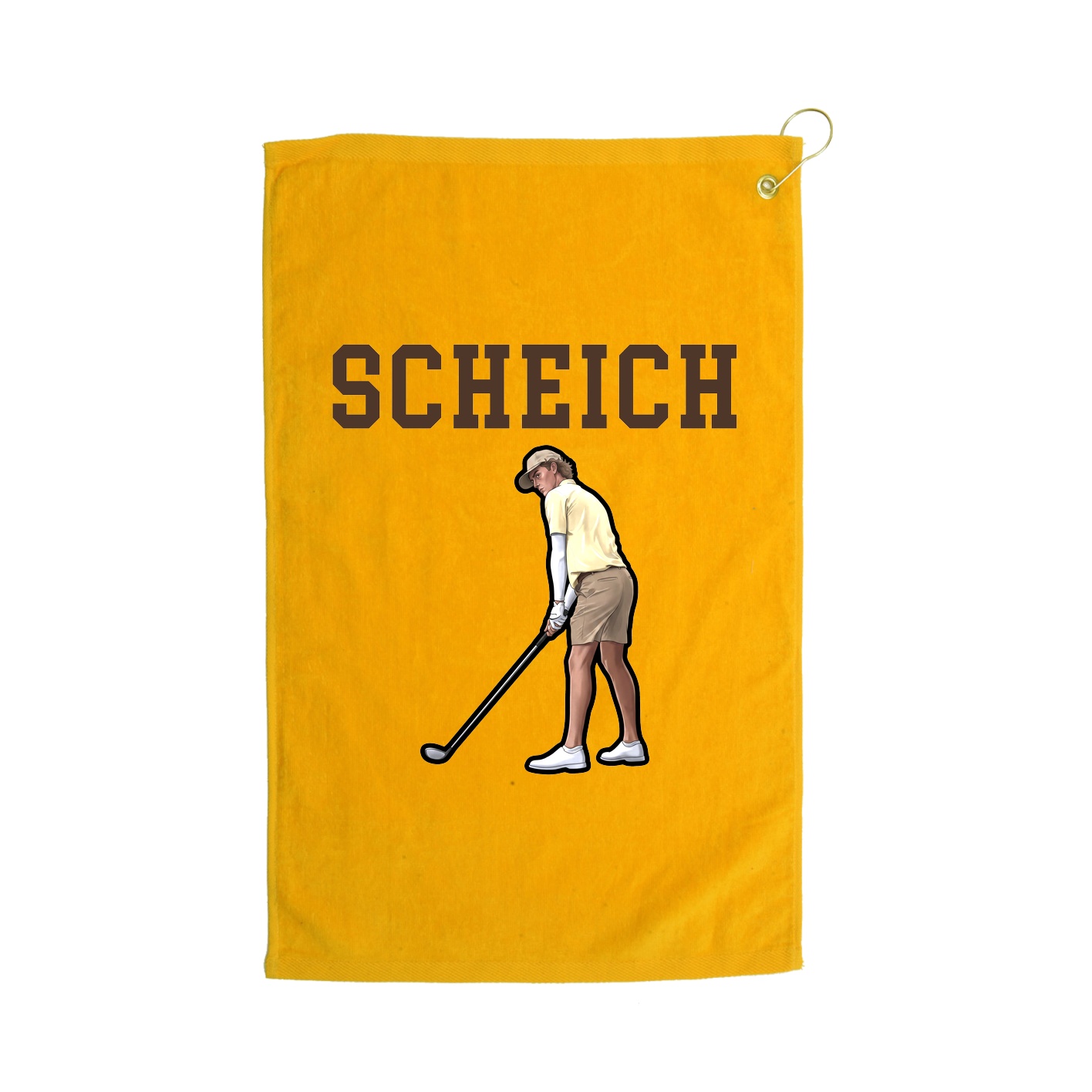 Golf Towel — Shirsey in Gold