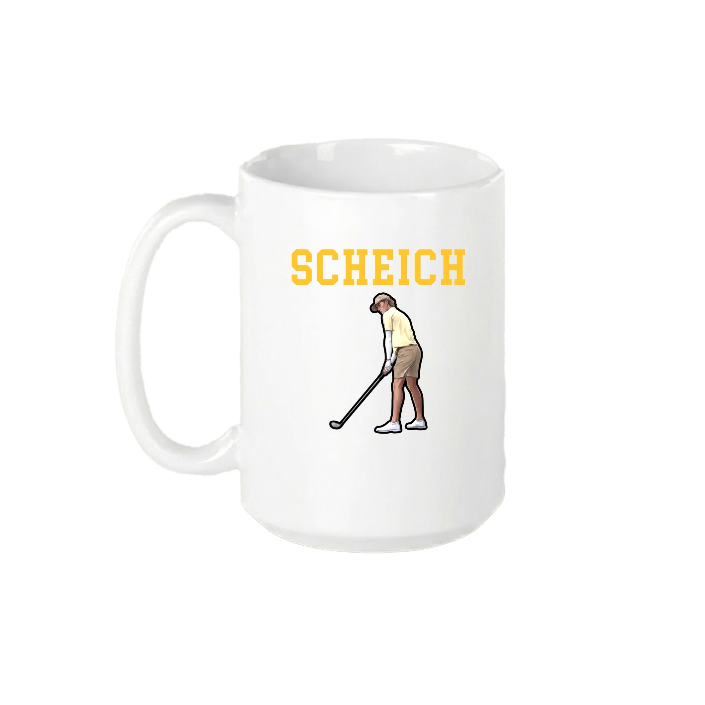 15oz Coffee Mug — Shirsey in White