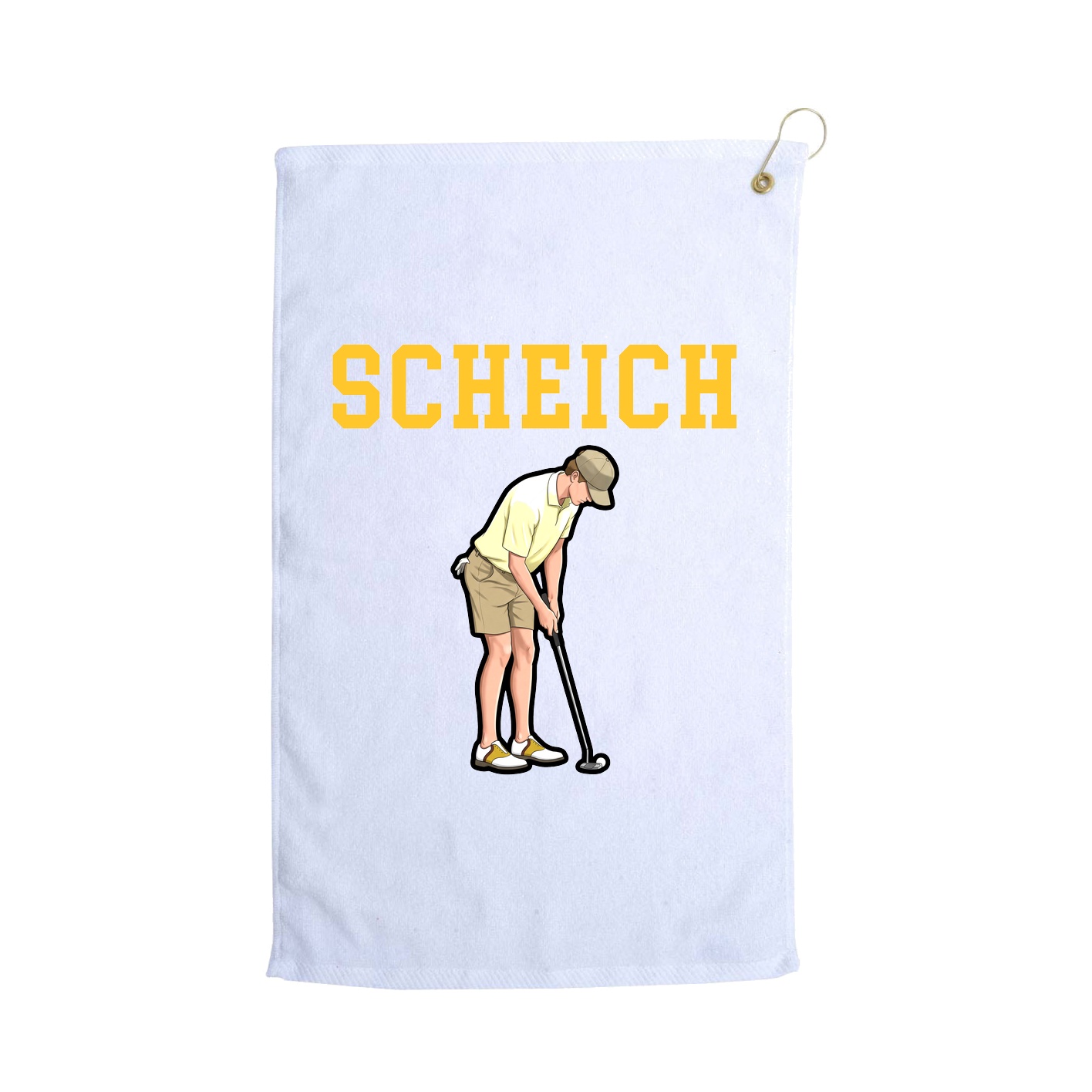 Golf Towel — Shirsey in White