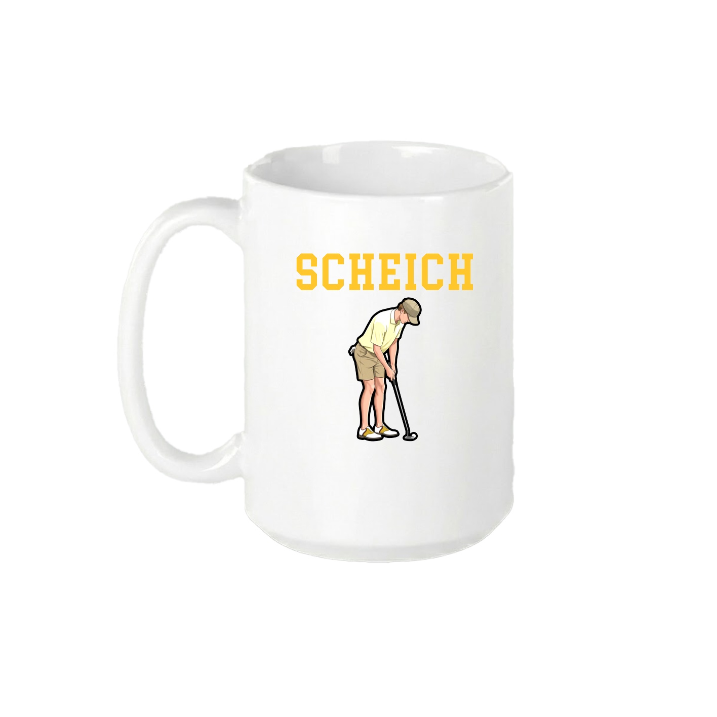 15oz Coffee Mug — Shirsey in White