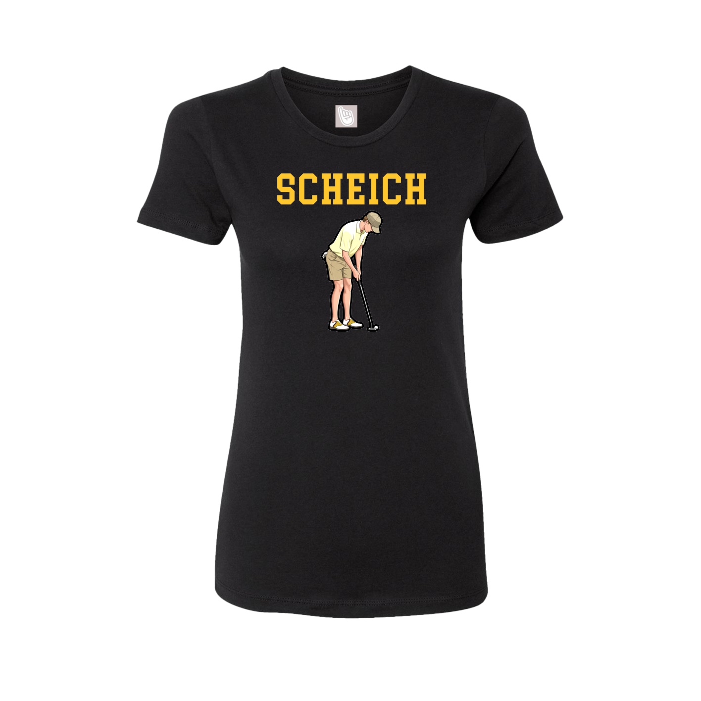 Fitted Women's Tee — Shirsey in Black